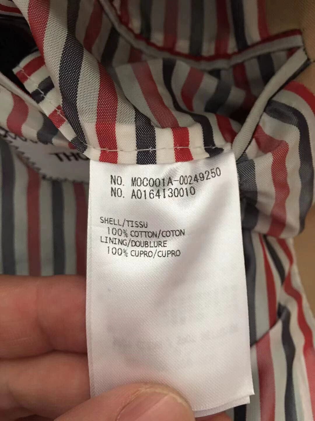 Thom Browne Thom Browne Waterproof Jacket Size 2 Used 2-3 Times Size US M / EU 48-50 / 2 - 10 Thumbnail