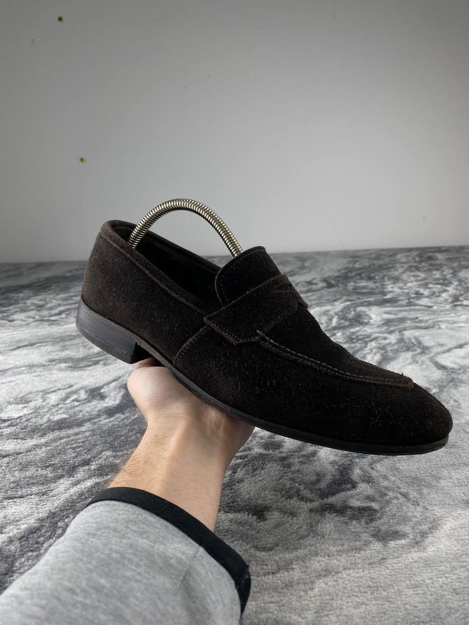 Prada Prada Penny Suede Loafers Size US 7.5 / EU 40-41 - 3 Thumbnail