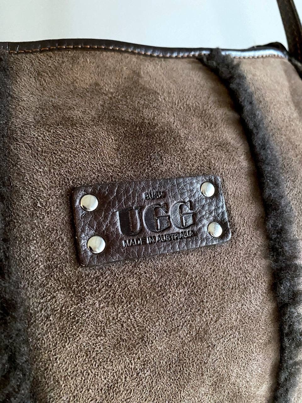 Ugg × Vintage UGG Australia Vintage Leather Brown Bag, Made in Australia Size ONE SIZE - 9 Thumbnail