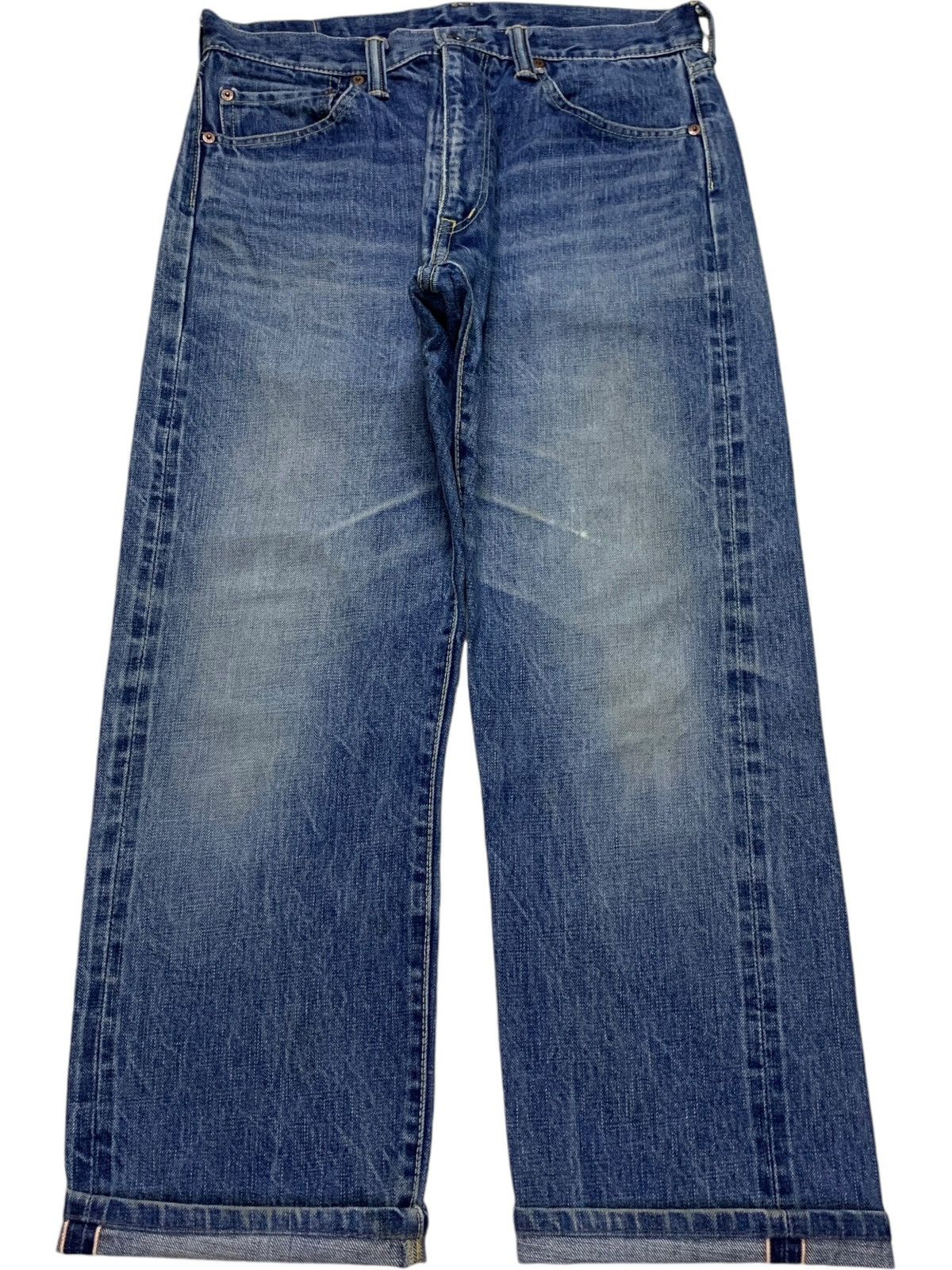 Japanese Brand × Post Overalls Vintage Japanese Post Overalls Selvedge Bartacks Loose Jeans Size US 31 - 1 Thumbnail