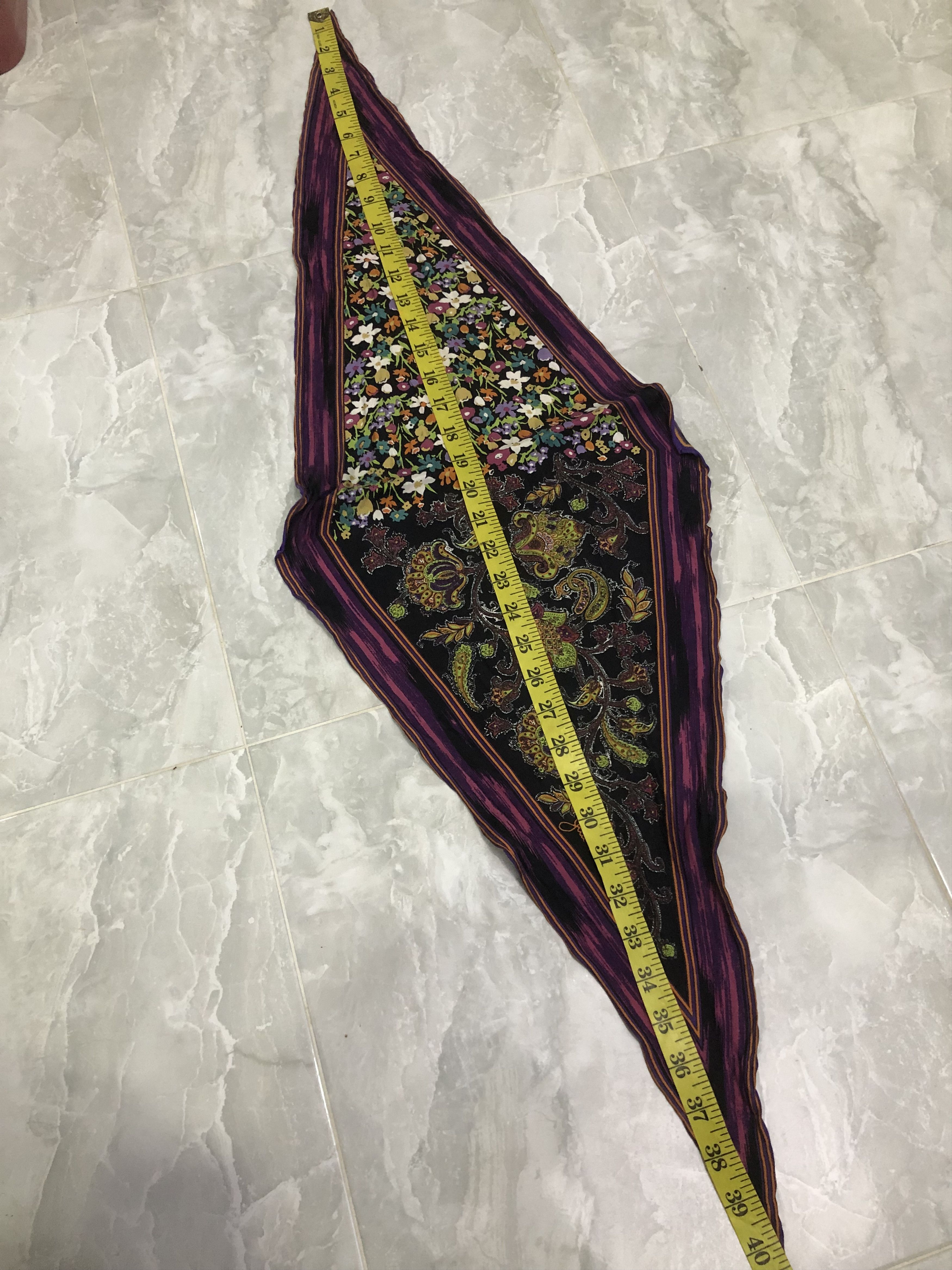 Jim Thompson Jim Thompson Printed Silk Scarf Size ONE SIZE - 7 Thumbnail