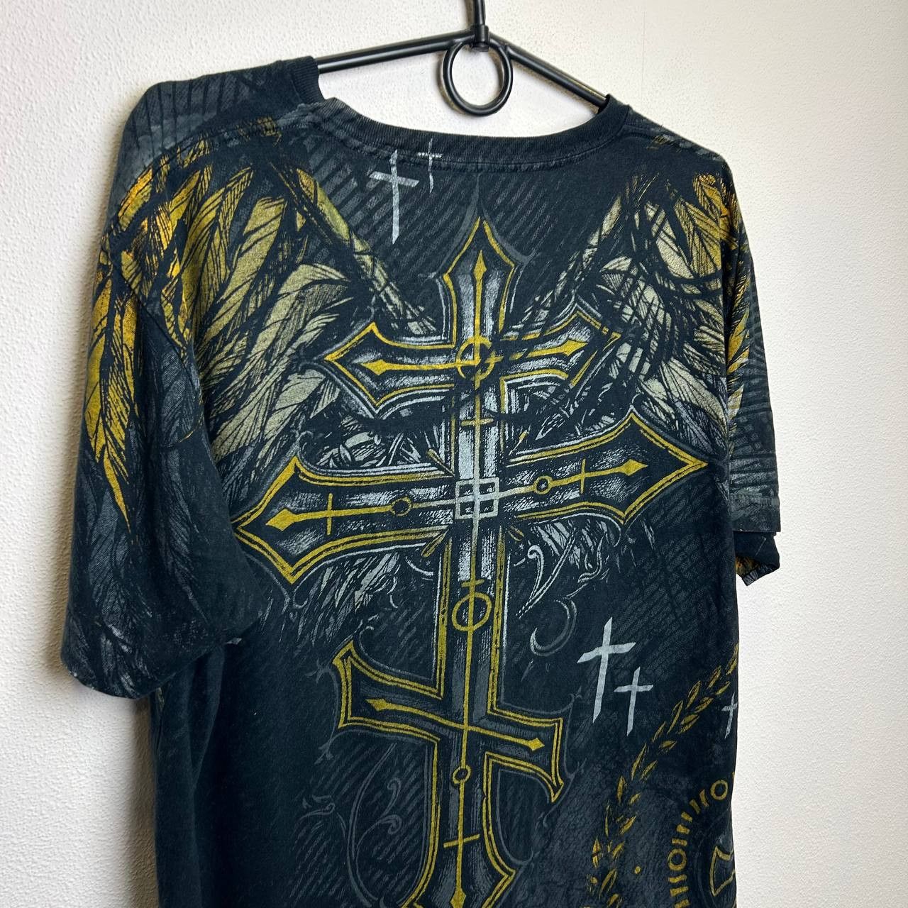 Affliction Vintage Affliction Style overprinted graphic y2k tee Size US M / EU 48-50 / 2 - 8 Thumbnail