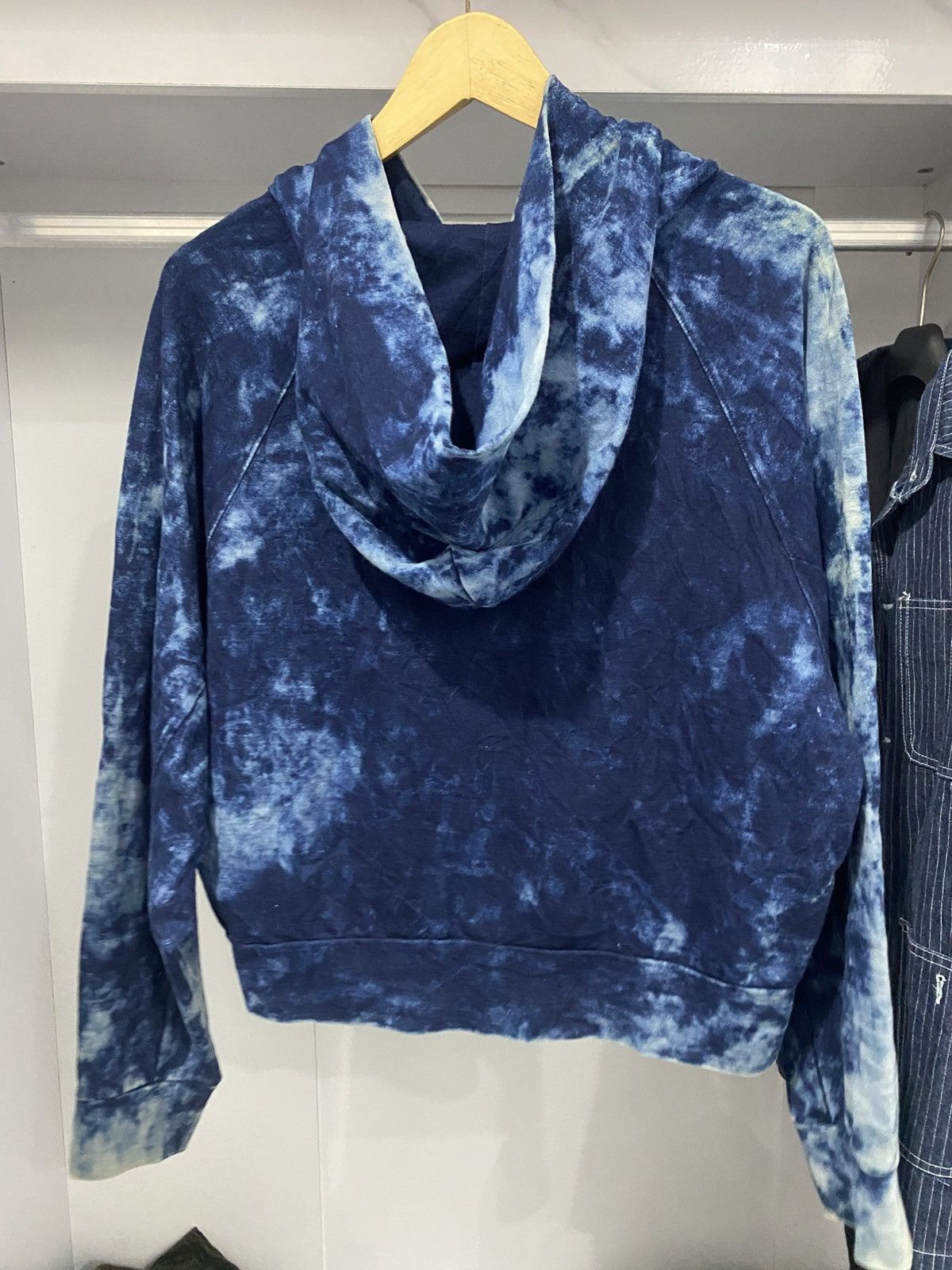 Miss Sixty 🖤BLACKFRIDAY🖤The Blue Wash Denim Hoodie Size L / US 10 / IT 46 - 3 Thumbnail