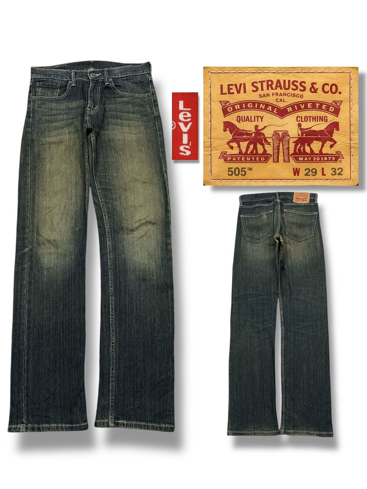 Levi's Vintage Levi’s 505™ | Faded Wash Jeans | W31 Size US 31 - 1 Thumbnail