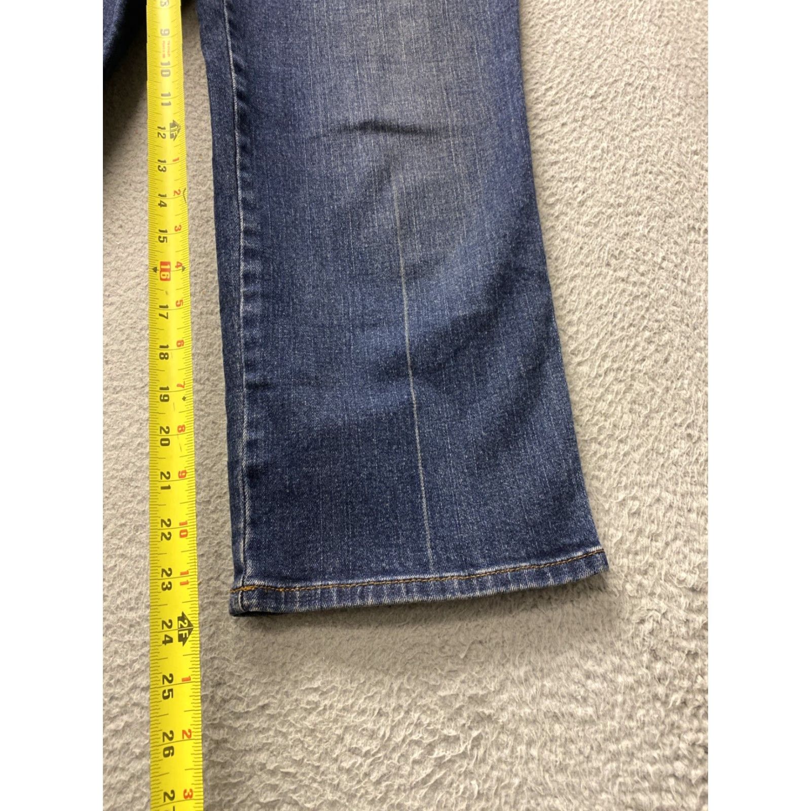 Loft LOFT Women's Wide Leg Jeans 32x24 Denim Jeans Size 8 Blue Capri 159-38 Size 32" / US 10 / IT 46 - 5 Thumbnail