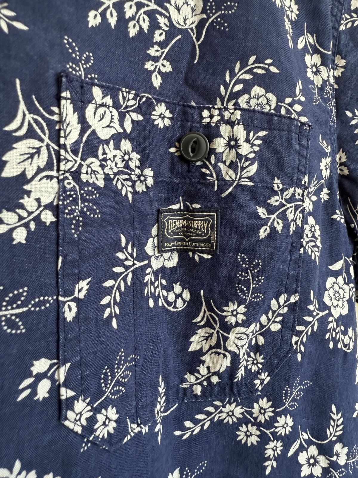Denim & Supply Ralph Lauren Denim & Supply Ralph Lauren Hawaiian Floral Button Up Shirt Size US S / EU 44-46 / 1 - 9 Thumbnail