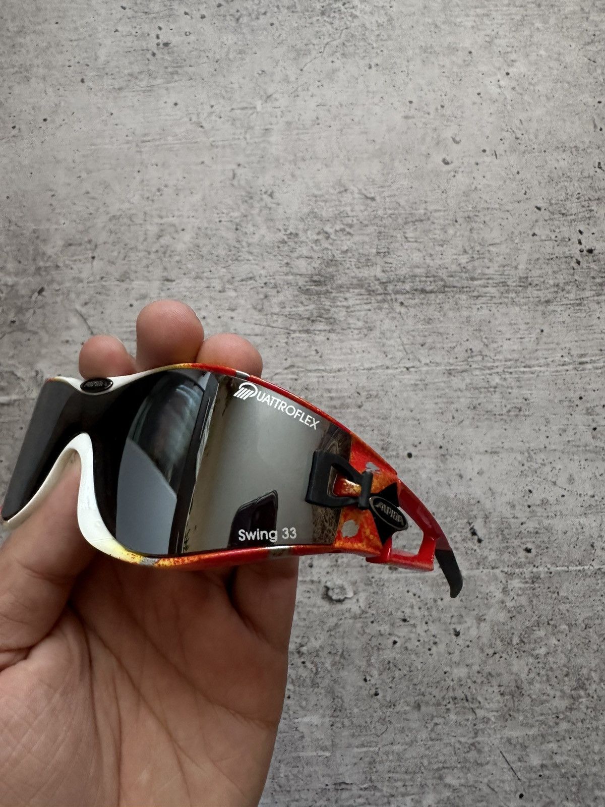 Vintage Vintage Alpina Swing 33 Quattroflex Y2K Gorpcore Sunglasses Size ONE SIZE - 5 Thumbnail