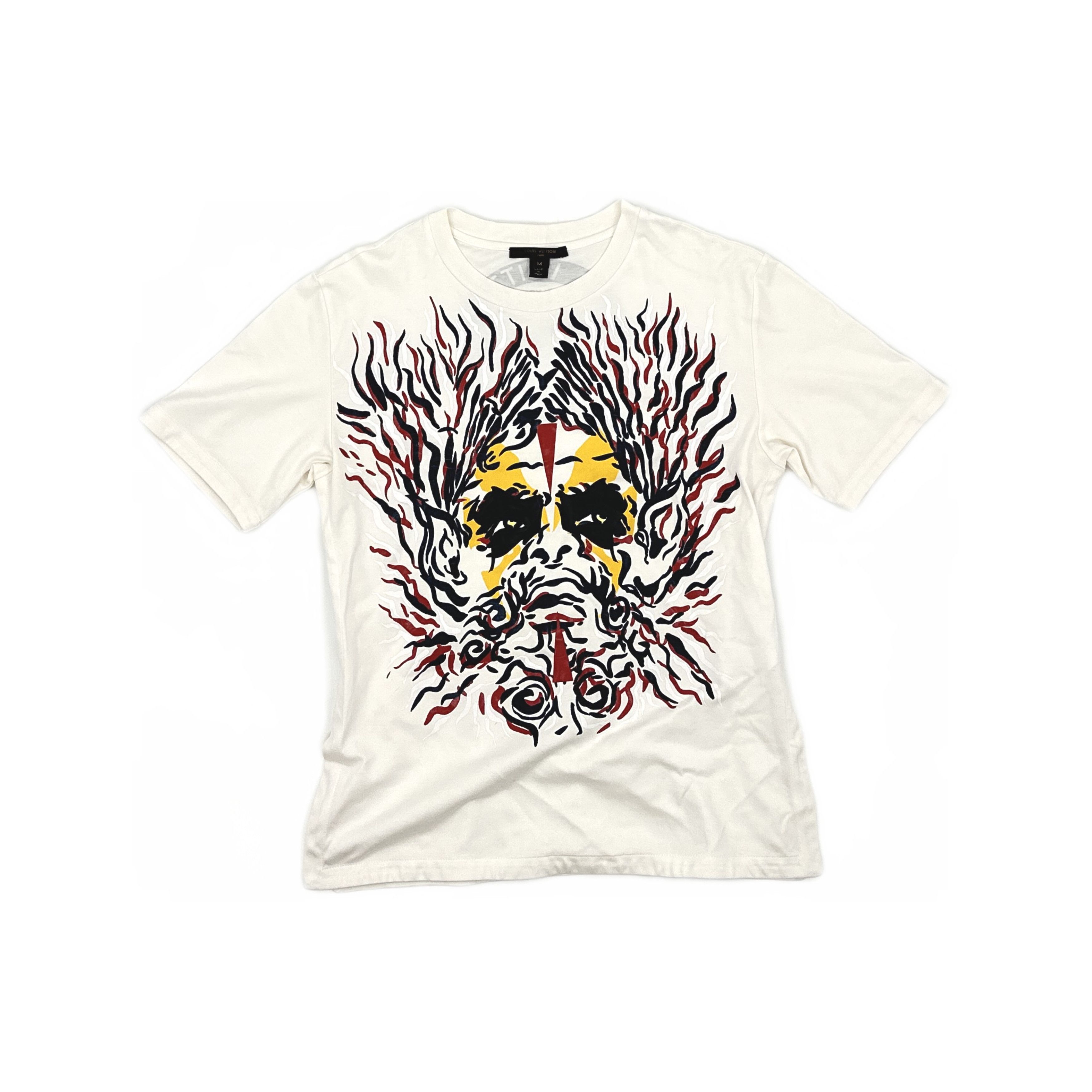 Louis Vuitton Louis Vuitton Face Graphic T-Shirt Size M Size US M / EU 48-50 / 2 - 1 Thumbnail