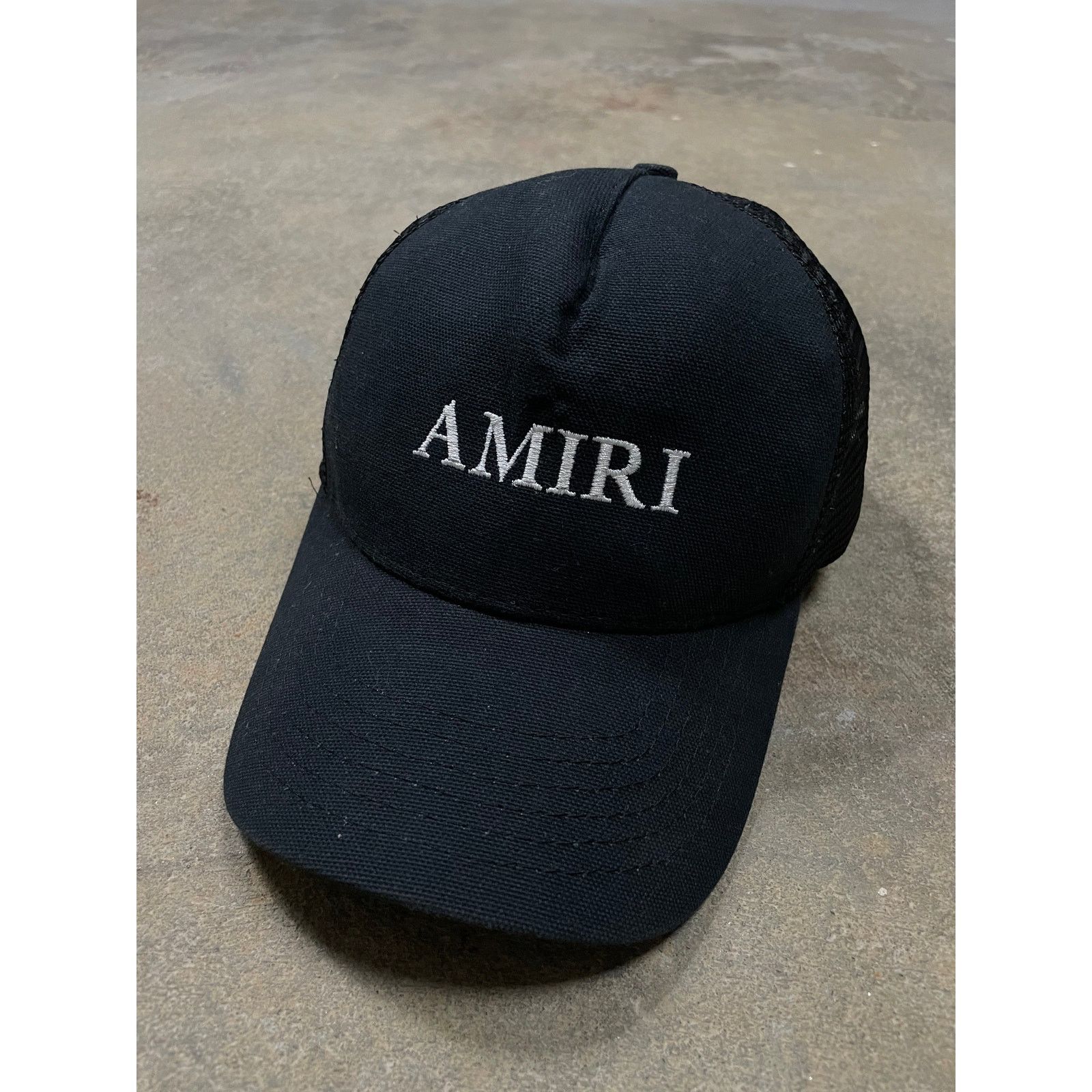 Amiri Amiri Cap Black White Logo Used OS Size ONE SIZE - 1 Thumbnail