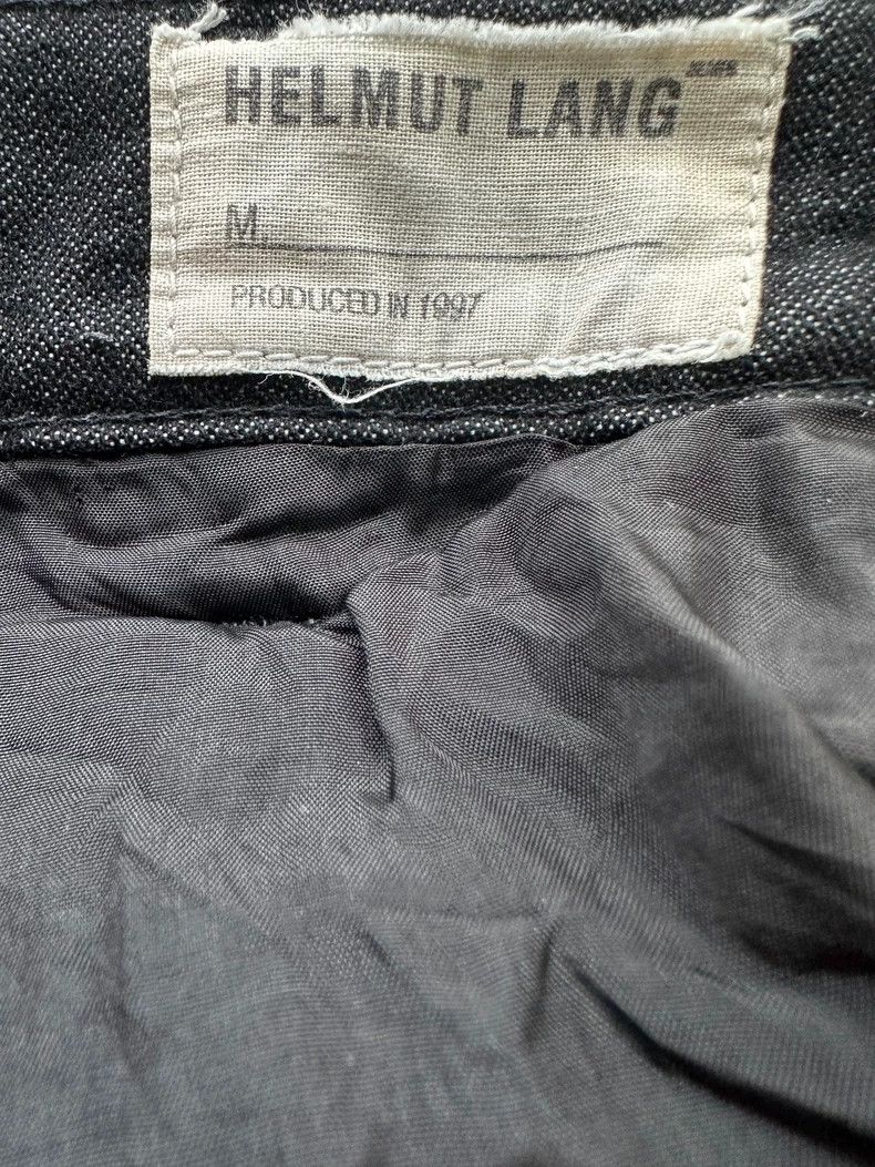 Helmut Lang HELMUT LANG size36 Black wool imitation cow jeans Size US 36 / EU 52 - 2 Thumbnail