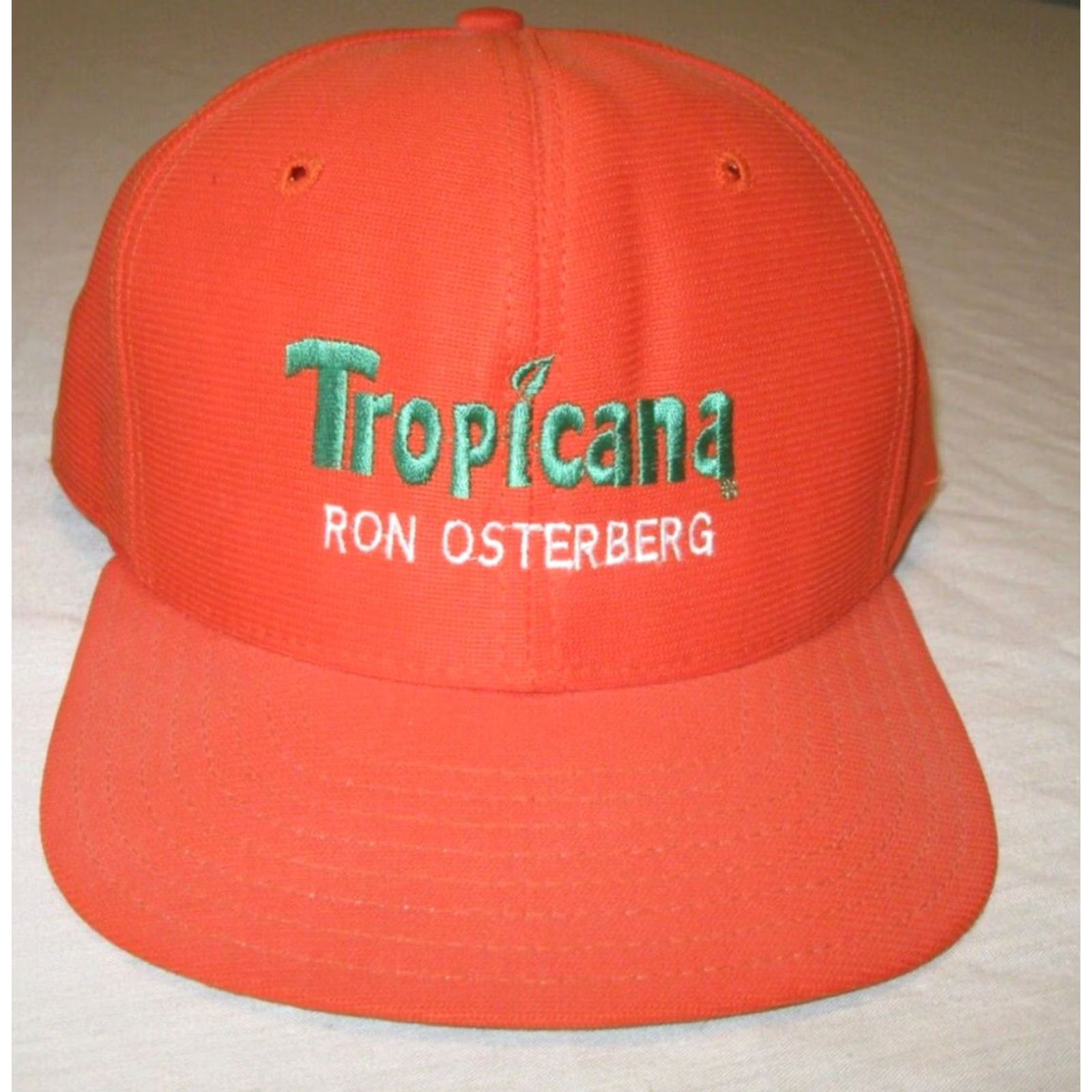 New Era VINTAGE New Era Pro Wolf Hat Cap One Size Men's M/L Orange Tropicana Trucker Hat Adjustable Embroidered Front 90s Theme Fruit Beverages Mens Size ONE SIZE - 2 Thumbnail