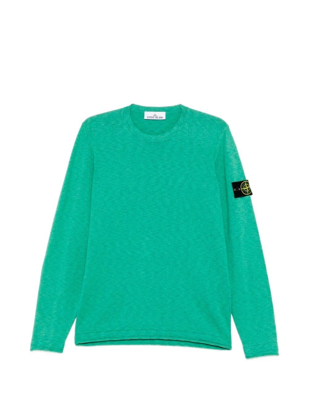 Stone Island Stocking Stitch Organic Cotton Nylon Crewneck Size US M / EU 48-50 / 2 - 1 Thumbnail