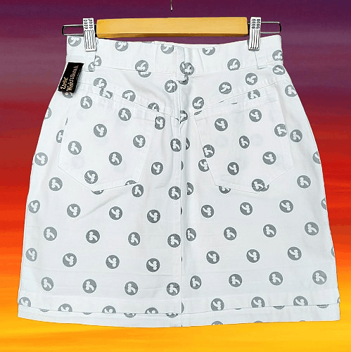 Hysteric Glamour Mini d*cks print mini skirt Size 26" / US 2 / IT 38 - 2 Thumbnail
