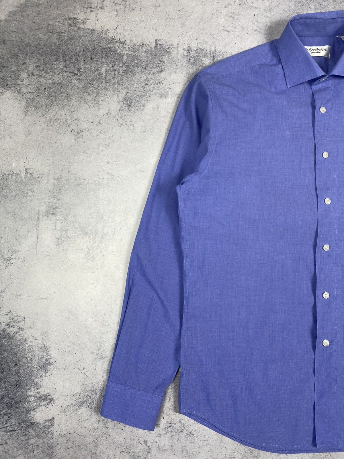 Yves Saint Laurent Yves Saint Laurent Luxury Button Up Long Sleeve Shirt Size US L / EU 52-54 / 3 - 5 Thumbnail