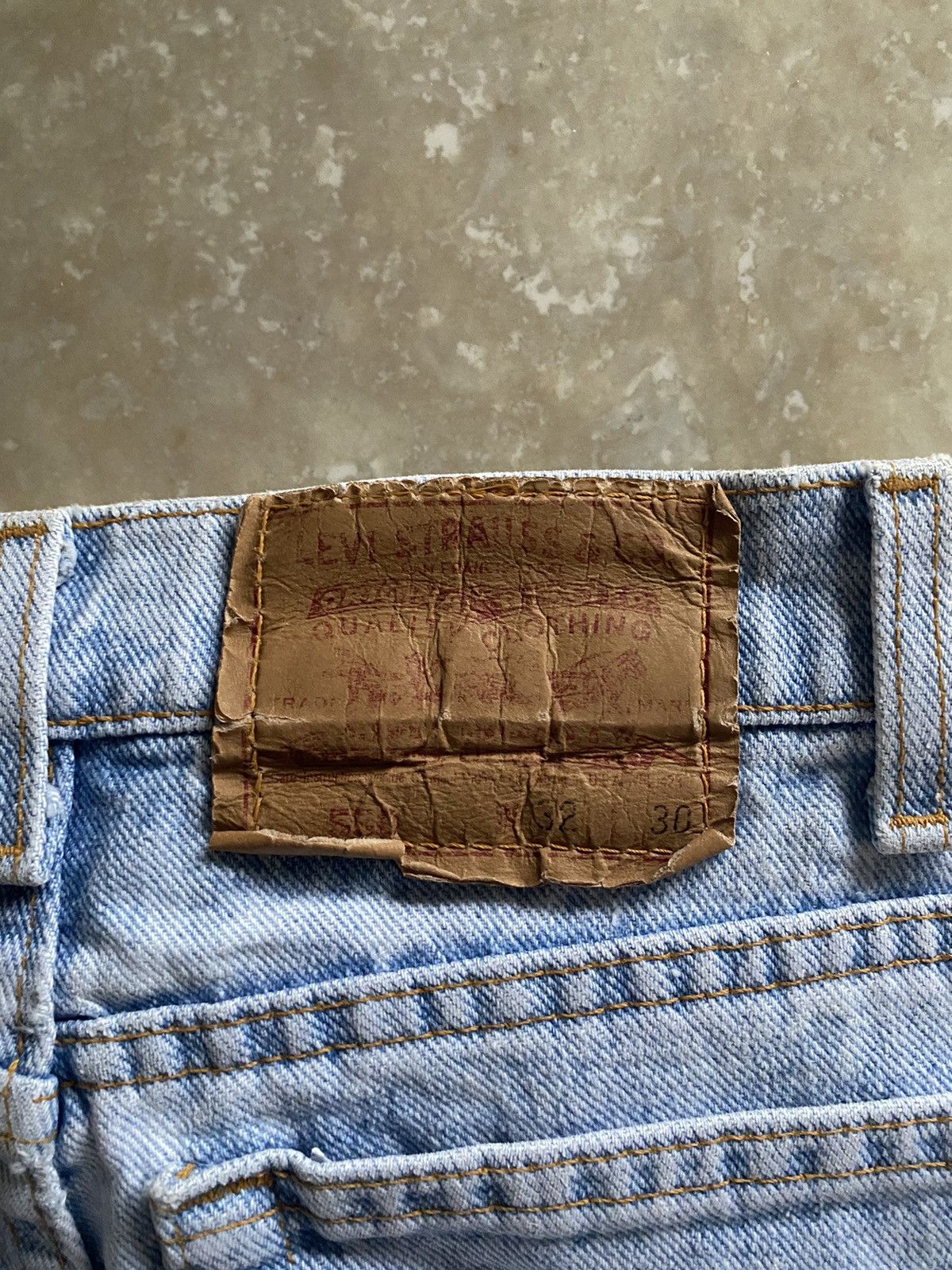 Levi's Vintage Levis 2000s Baggy Jeans Y2K Made in Usa Workwear 550 Size US 32 / EU 48 - 11 Thumbnail