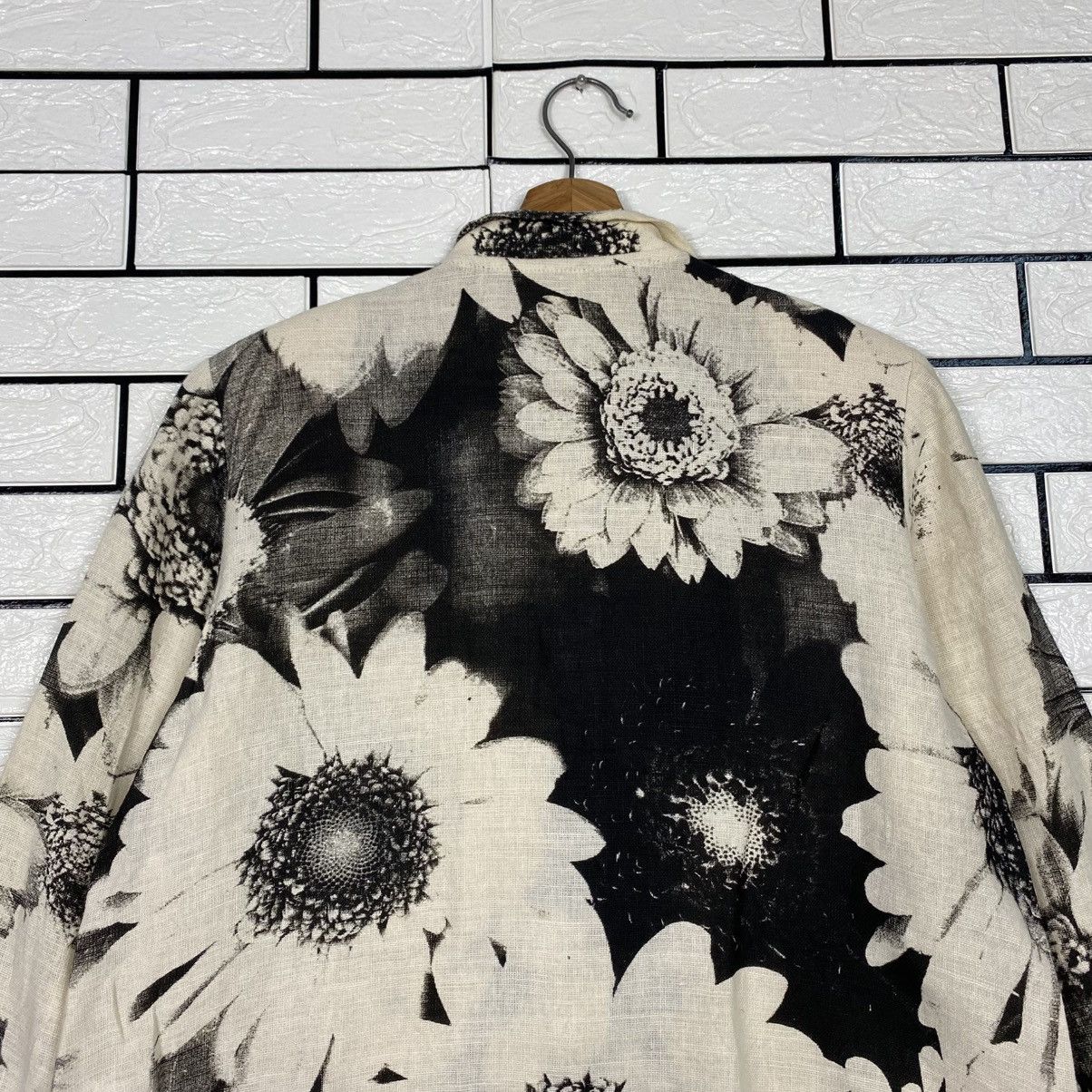 Japanese Brand 📌Cropped Button Jacket R.Lapin Flower Issey Miyake Size M / US 6-8 / IT 42-44 - 10 Thumbnail