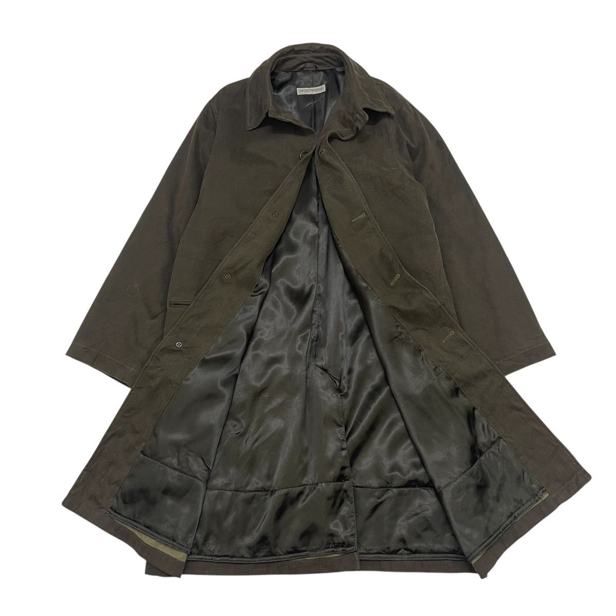 Armani 🇮🇹Vintage Emporio Armani Long Coat Jacket Size US M / EU 48-50 / 2 - 6 Thumbnail