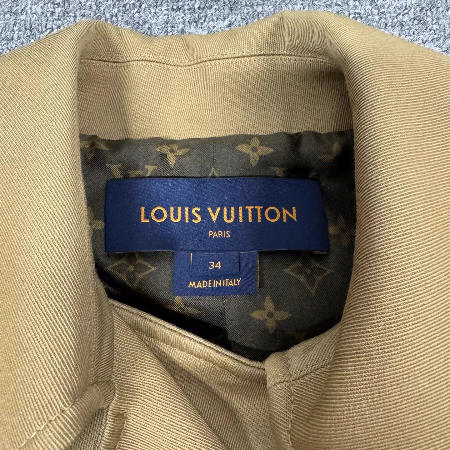 Louis Vuitton LV khaki lining monogram all over trench 34 mint Size XS / US 0-2 / IT 36-38 - 5 Thumbnail