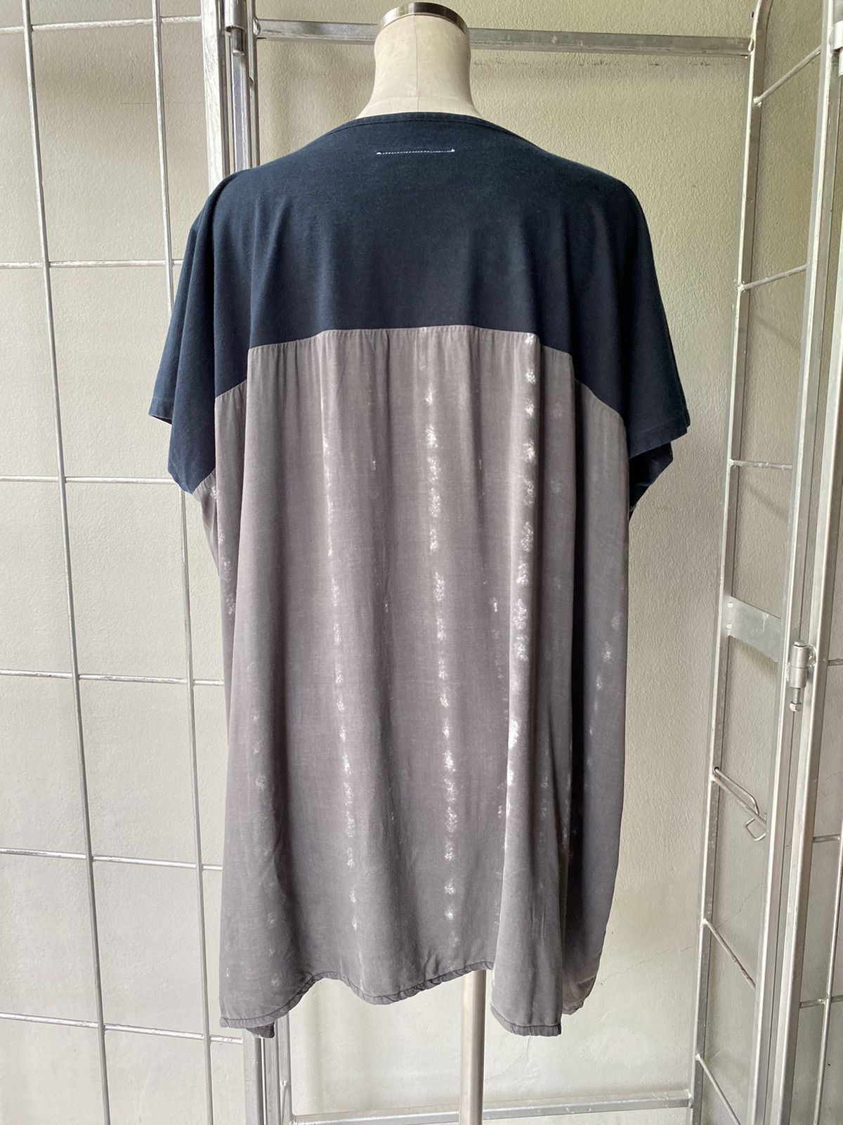 Maison Margiela MM6 Maison Margiela Blue/Grey Square T-Shirt Size M / US 6-8 / IT 42-44 - 13 Thumbnail