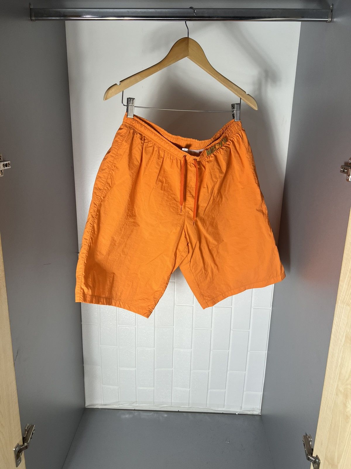 Moschino × Vintage VERY RARE MOSCHINO NYLON SHORTS ITALIAN DESIGNER LUXURY Y2K Size US 36 / EU 52 - 4 Thumbnail