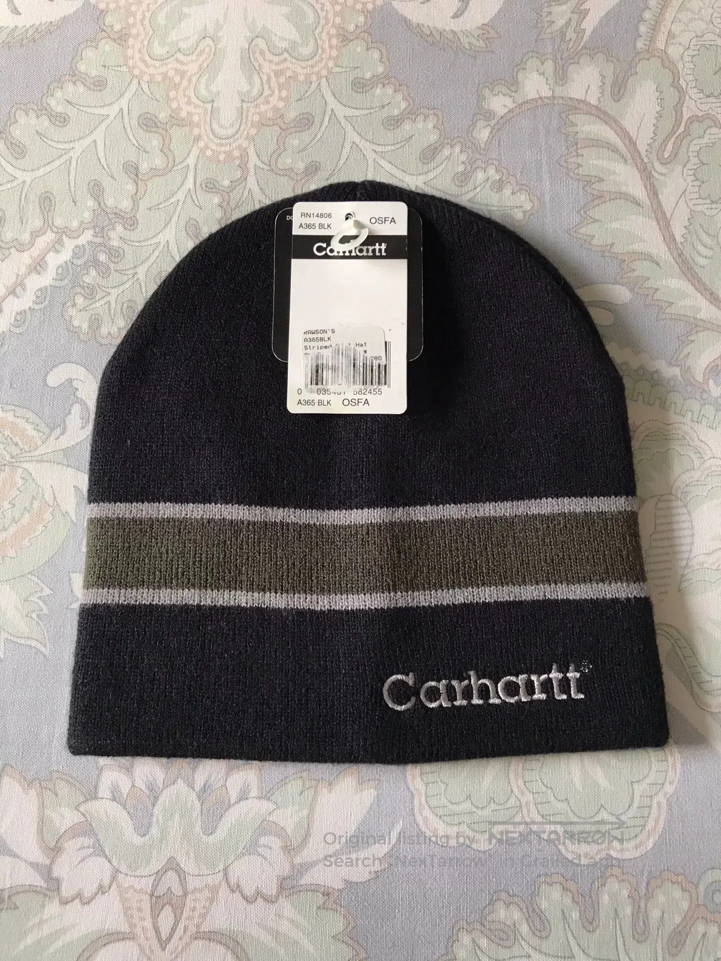Carhartt Carhartt A365 Black Knit Beanie. Size ONE SIZE - 1 Thumbnail