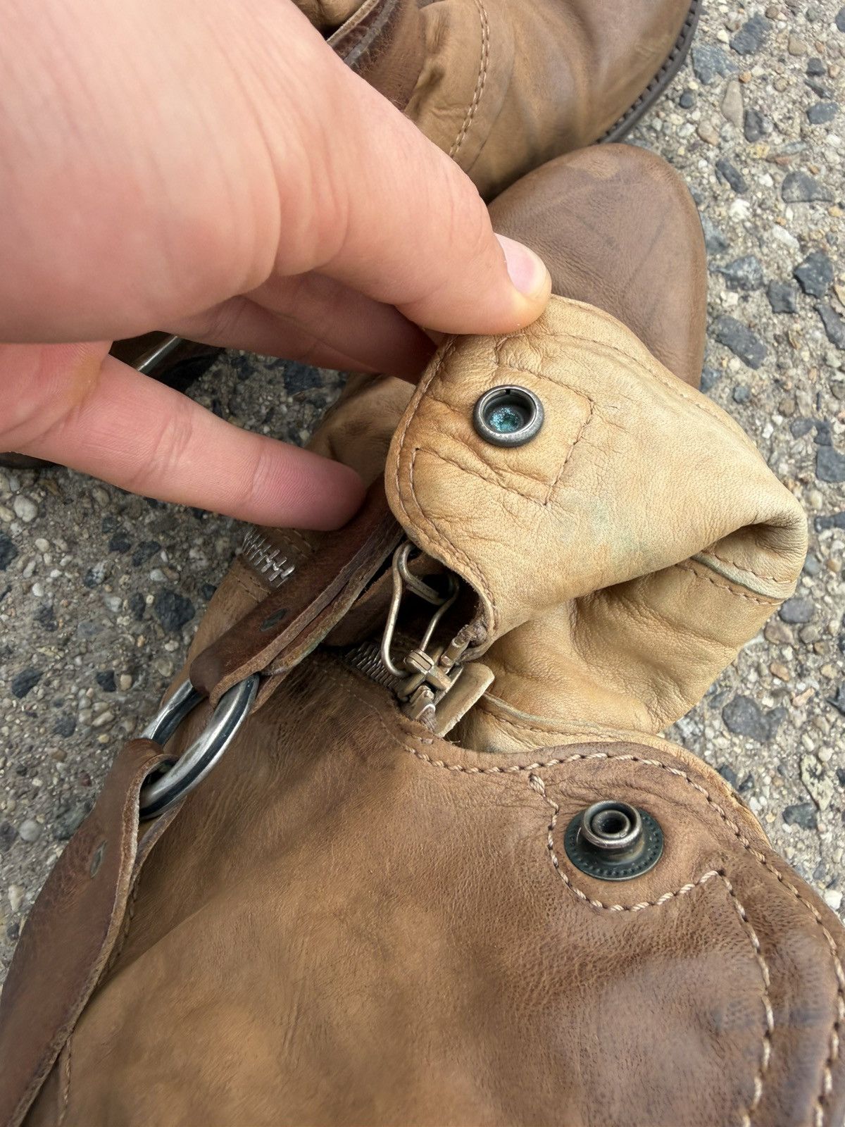 Avant-garde A.S.98 Meatl Leather Boots