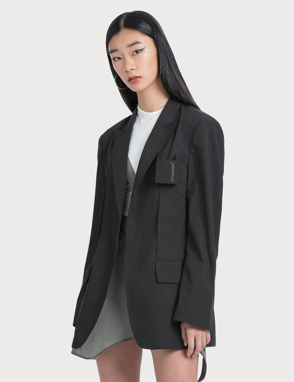 Hyein Seo Hyein Seo - Single Breasted Smoker Jacket Size M / US 6-8 / IT 42-44 - 1 Thumbnail