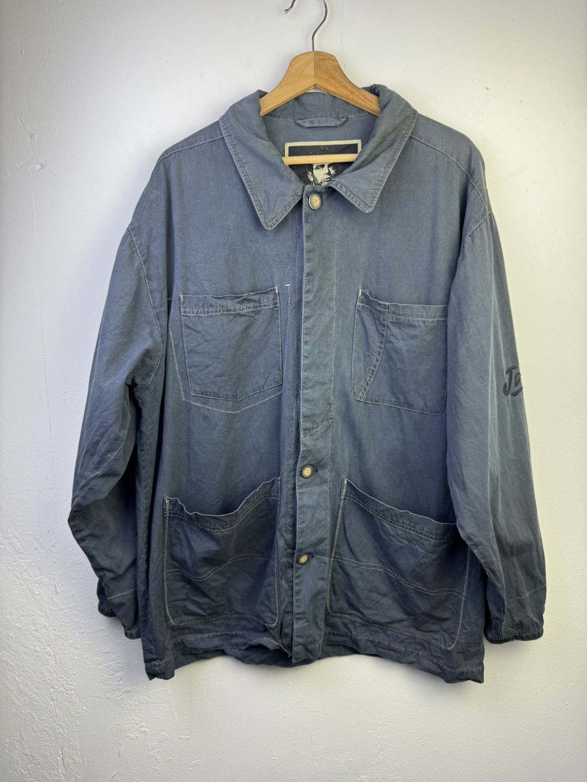 Vintage Vintage James Dean Overload Sanforized denim chore jacket Size US M / EU 48-50 / 2 - 2 Thumbnail