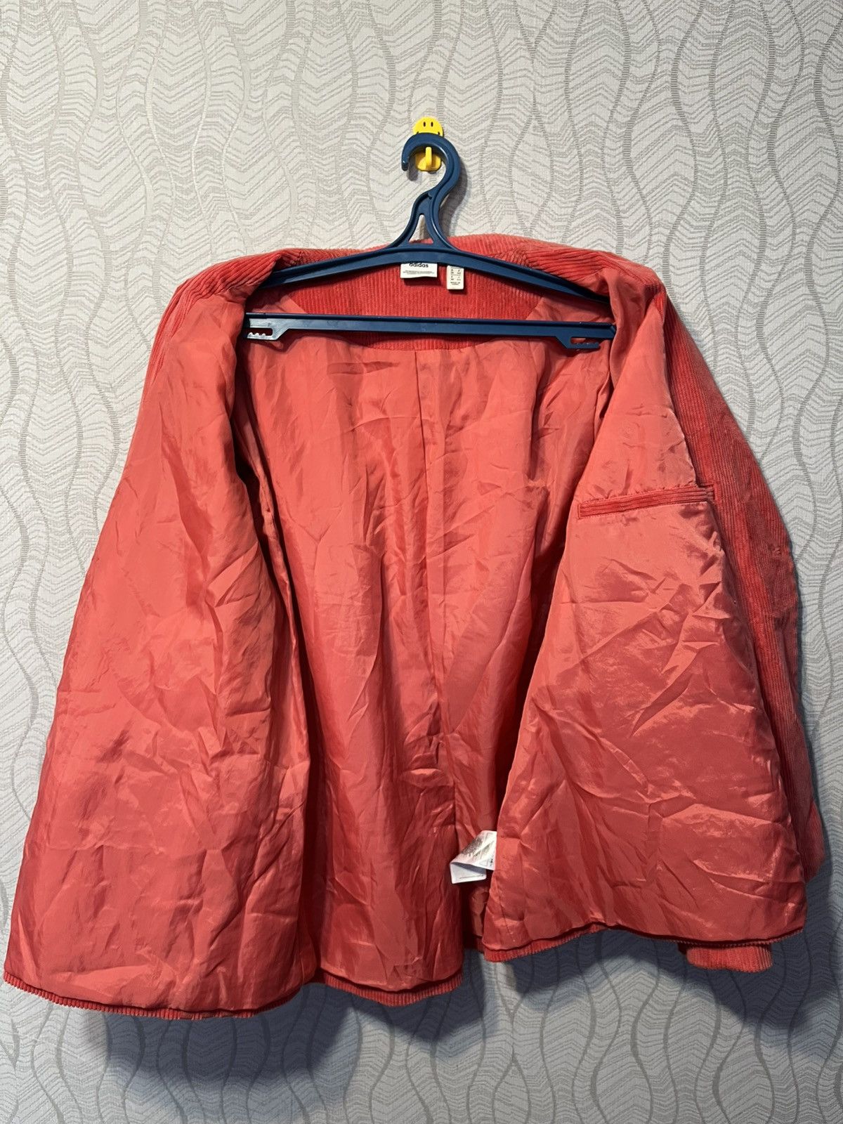 Adidas Adidas Originals Velvet Trefoil Red Corduroy Blazer Jacket Size M / US 6-8 / IT 42-44 - 12 Thumbnail