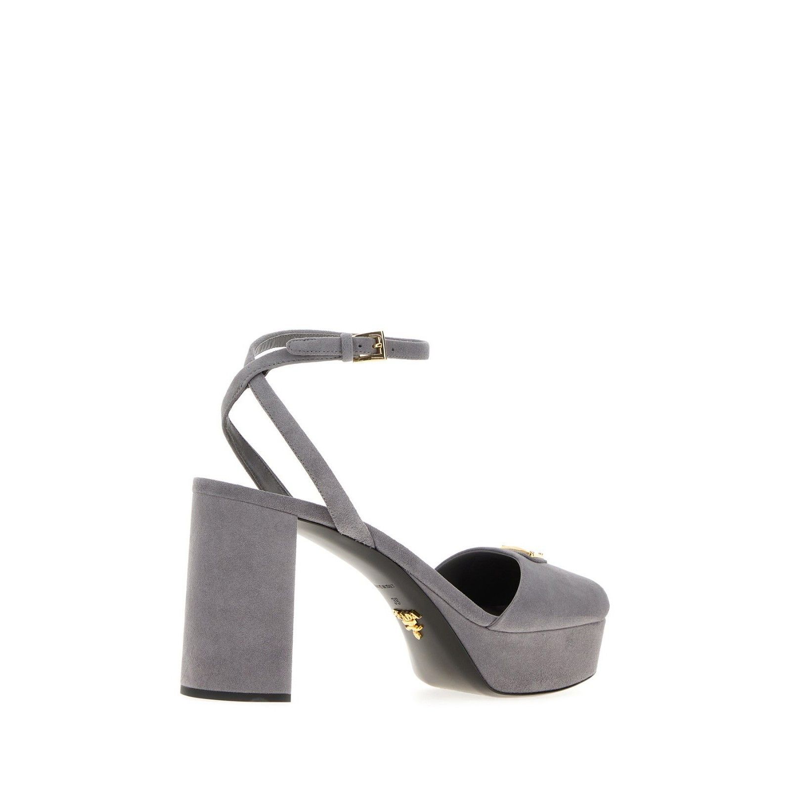 Prada PRADA Platform Gray Suede 110mm Heel Sandals New And Authent Size US 8 / IT 38 - 3 Thumbnail