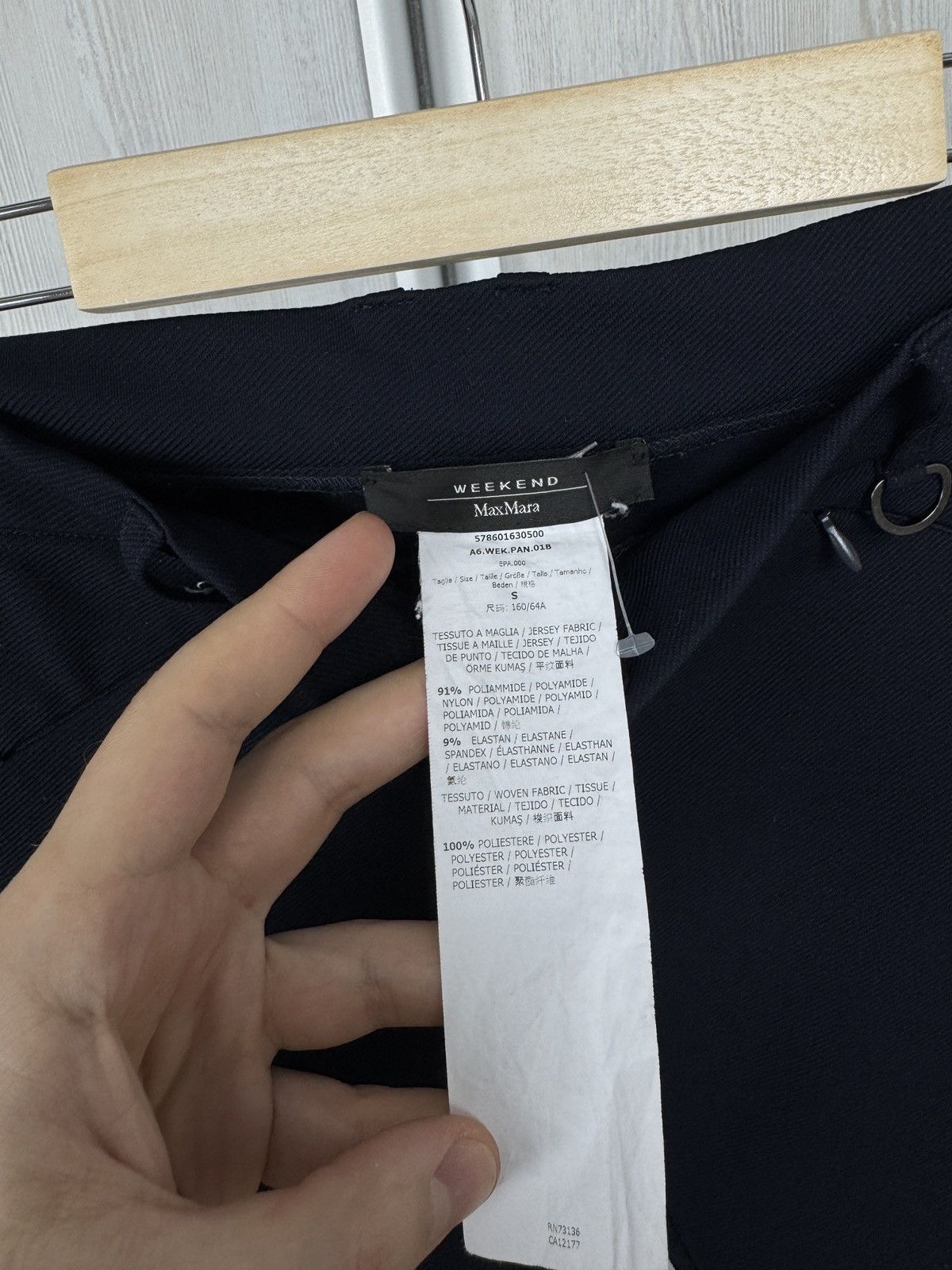 Max Mara Weekend Max Mara Skinny Navy blue pants size S Size 25" / US 0 / IT 36 - 11 Thumbnail