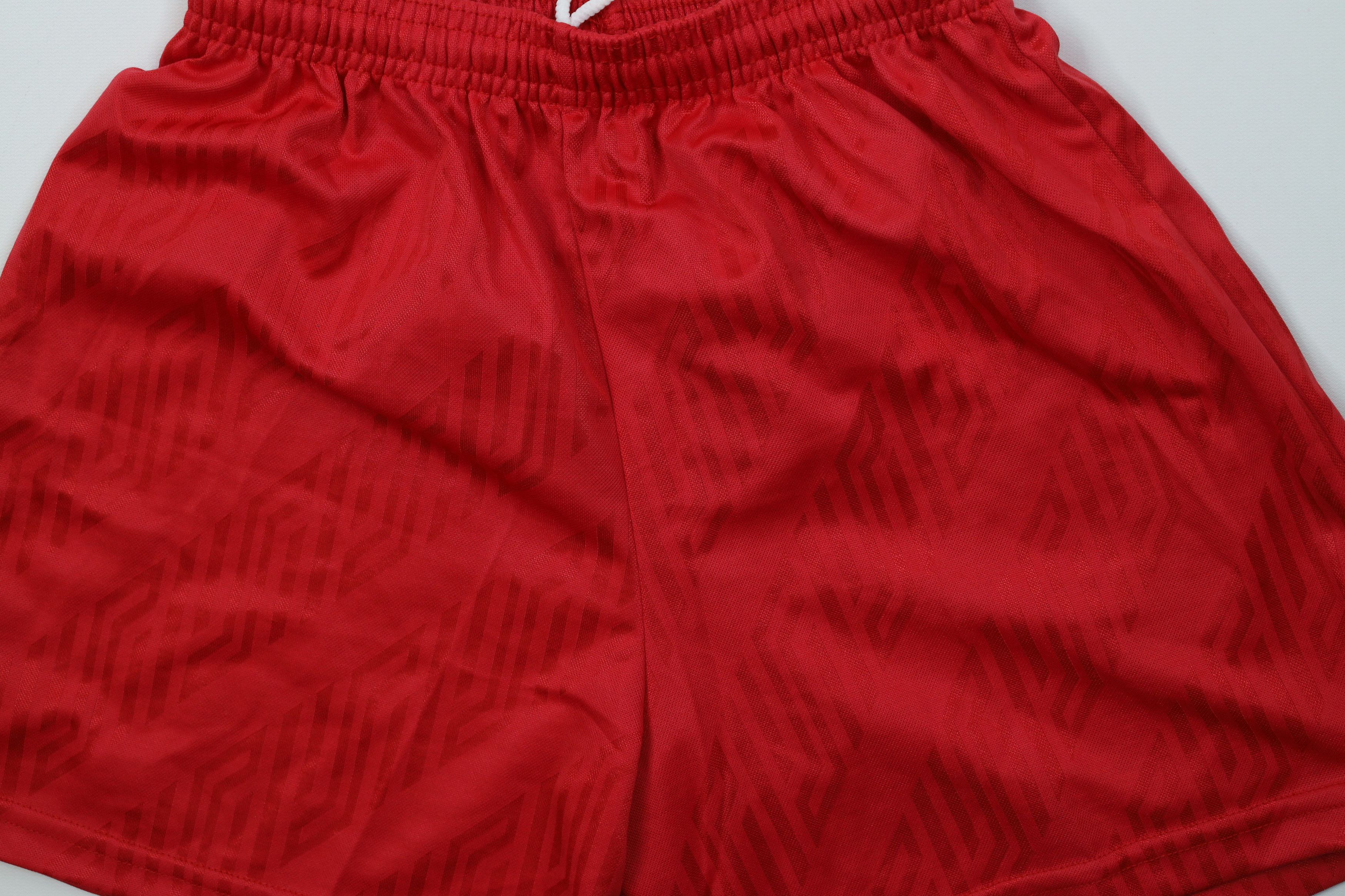 Vintage Vintage 90s Streetwear Soccer Shorts Red Polyester USA Size US 30 / EU 46 - 3 Thumbnail