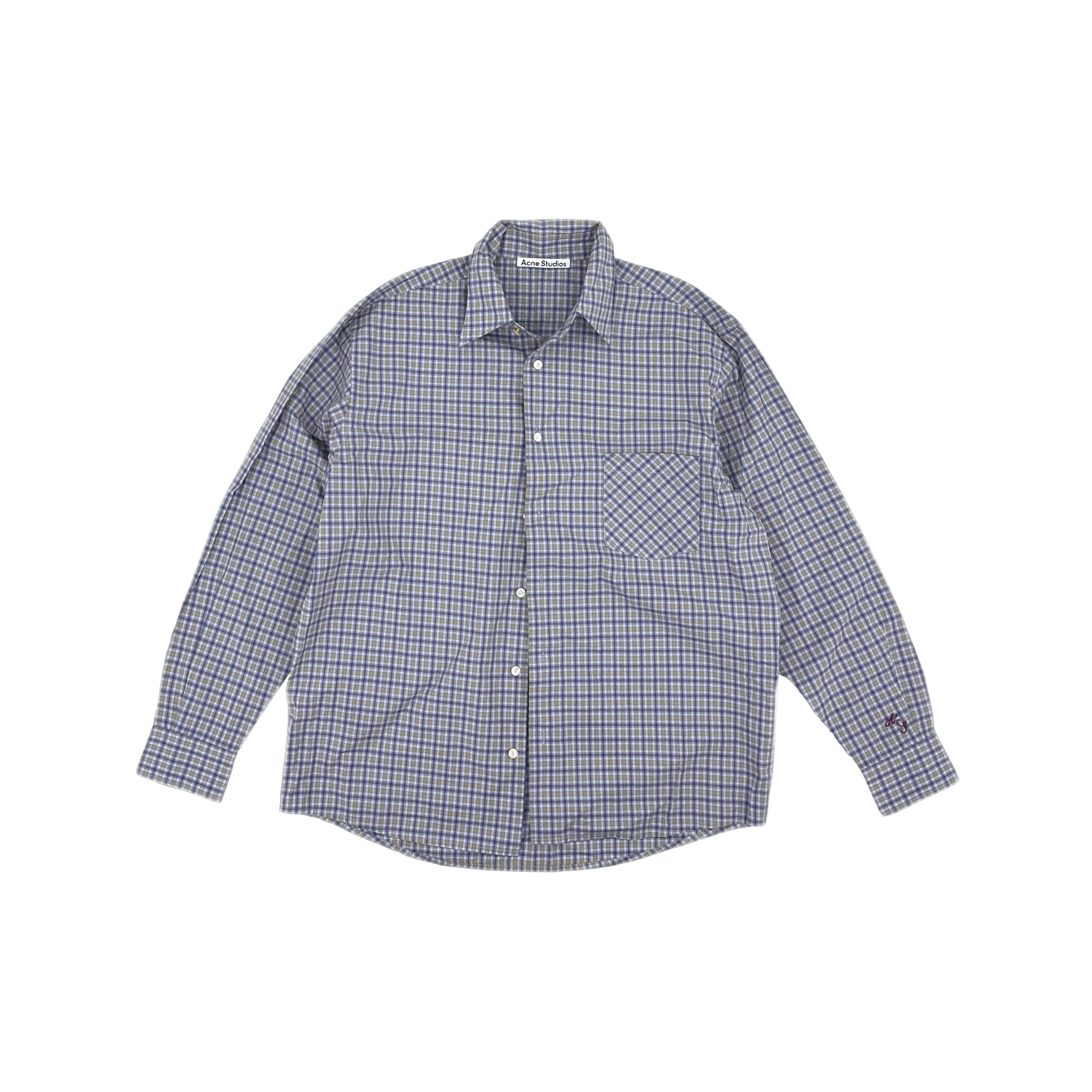 Acne Studios Acne Studios Plaid Cotton Shirt 46 Size US S / EU 44-46 / 1 - 1 Thumbnail