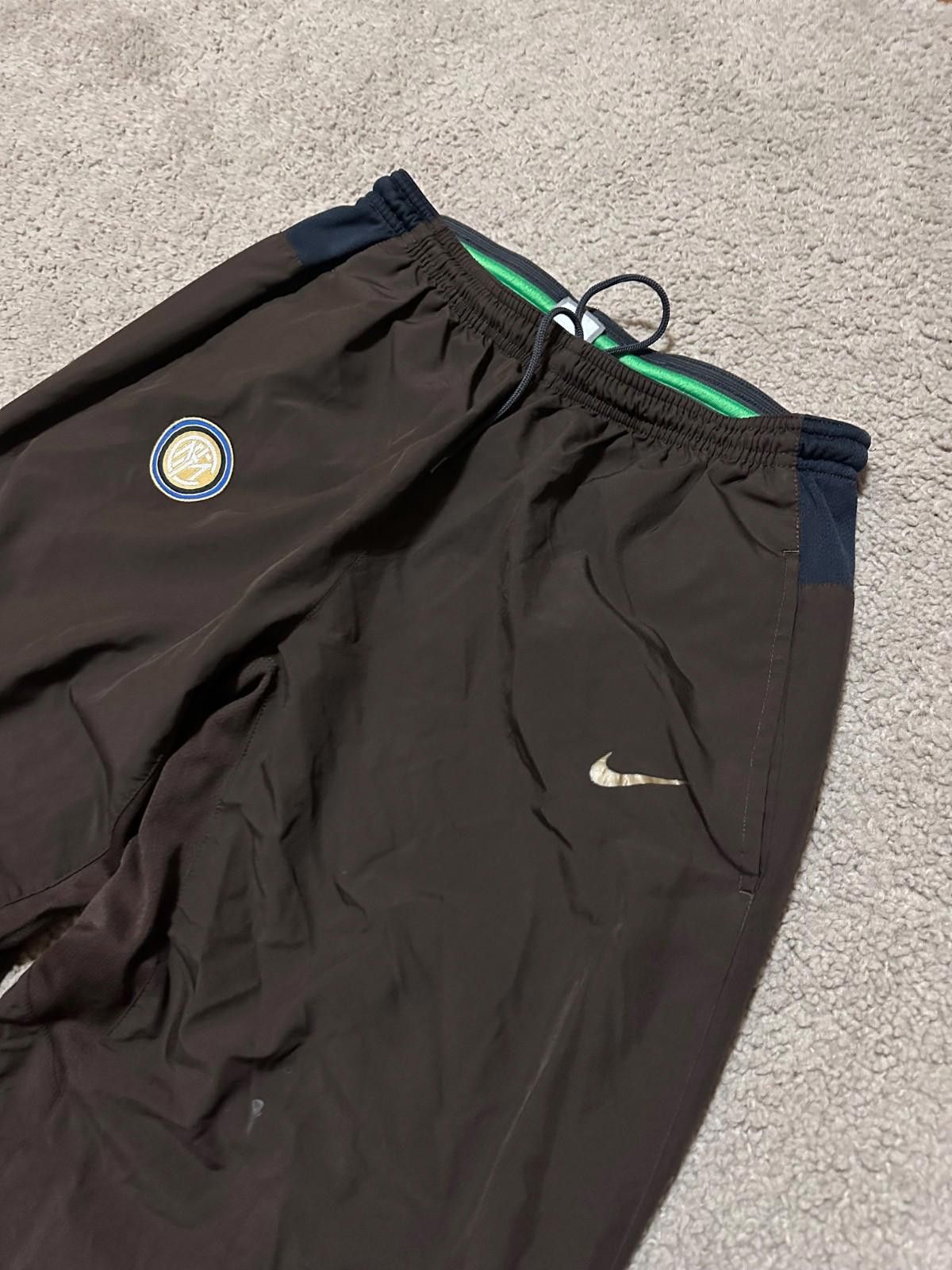 Nike Vintage Nike Inter Milan Brown Baggy Tracksuit Bottoms Size US 32 / EU 48 - 5 Thumbnail