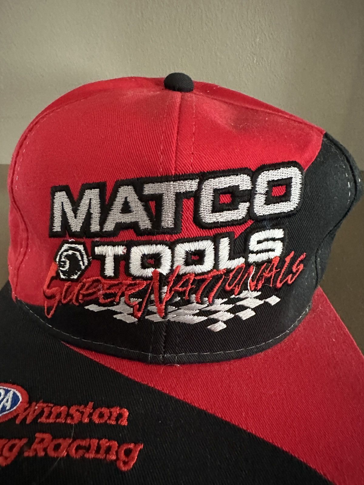 Vintage Vintage 90s Matco Tools Super Nationals Embroidered Snapback Size ONE SIZE - 2 Thumbnail