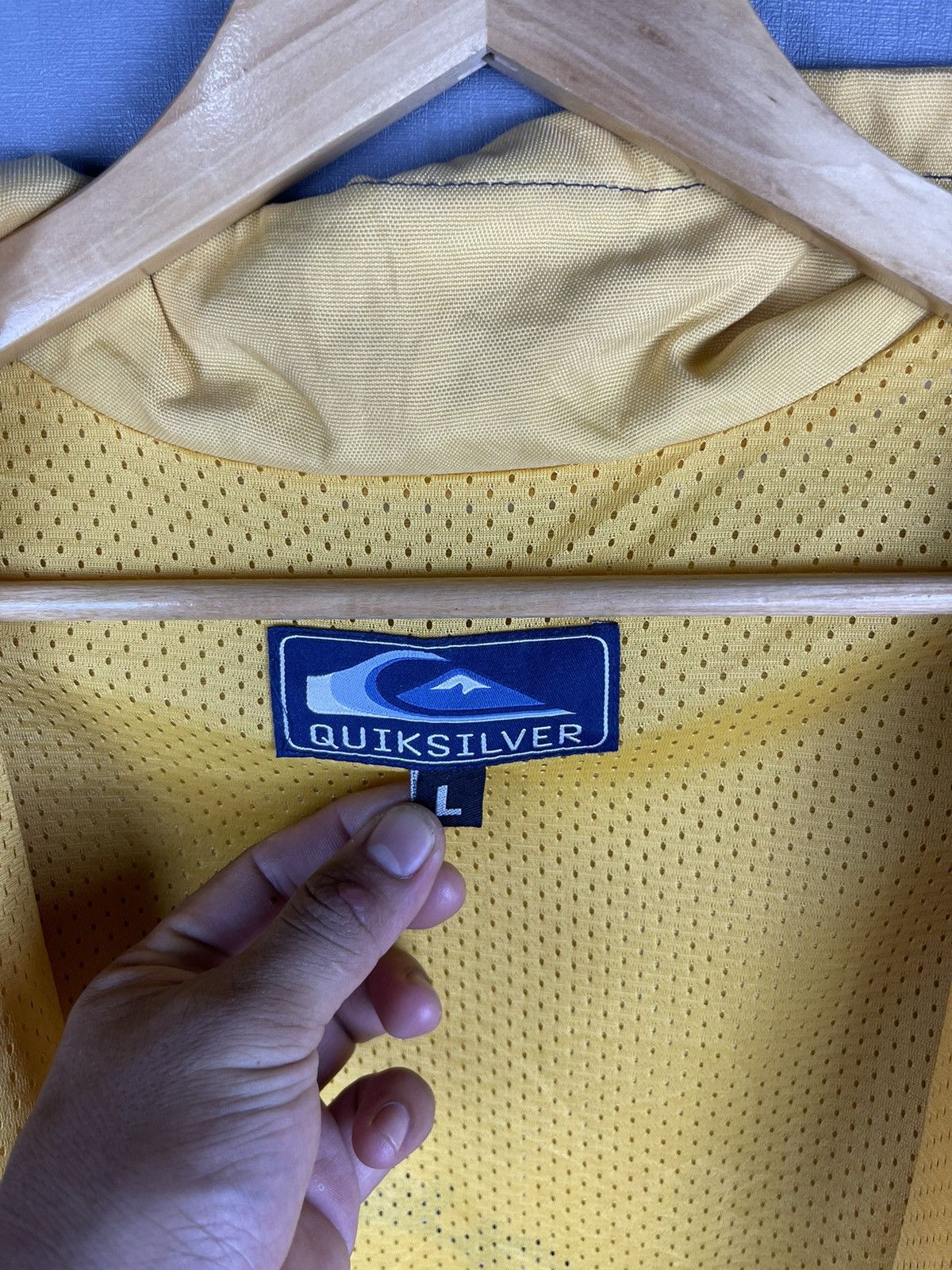 Quiksilver Vintage 90s QUIKSILVER Big Logo Zipper Jacket Size US L / EU 52-54 / 3 - 10 Thumbnail