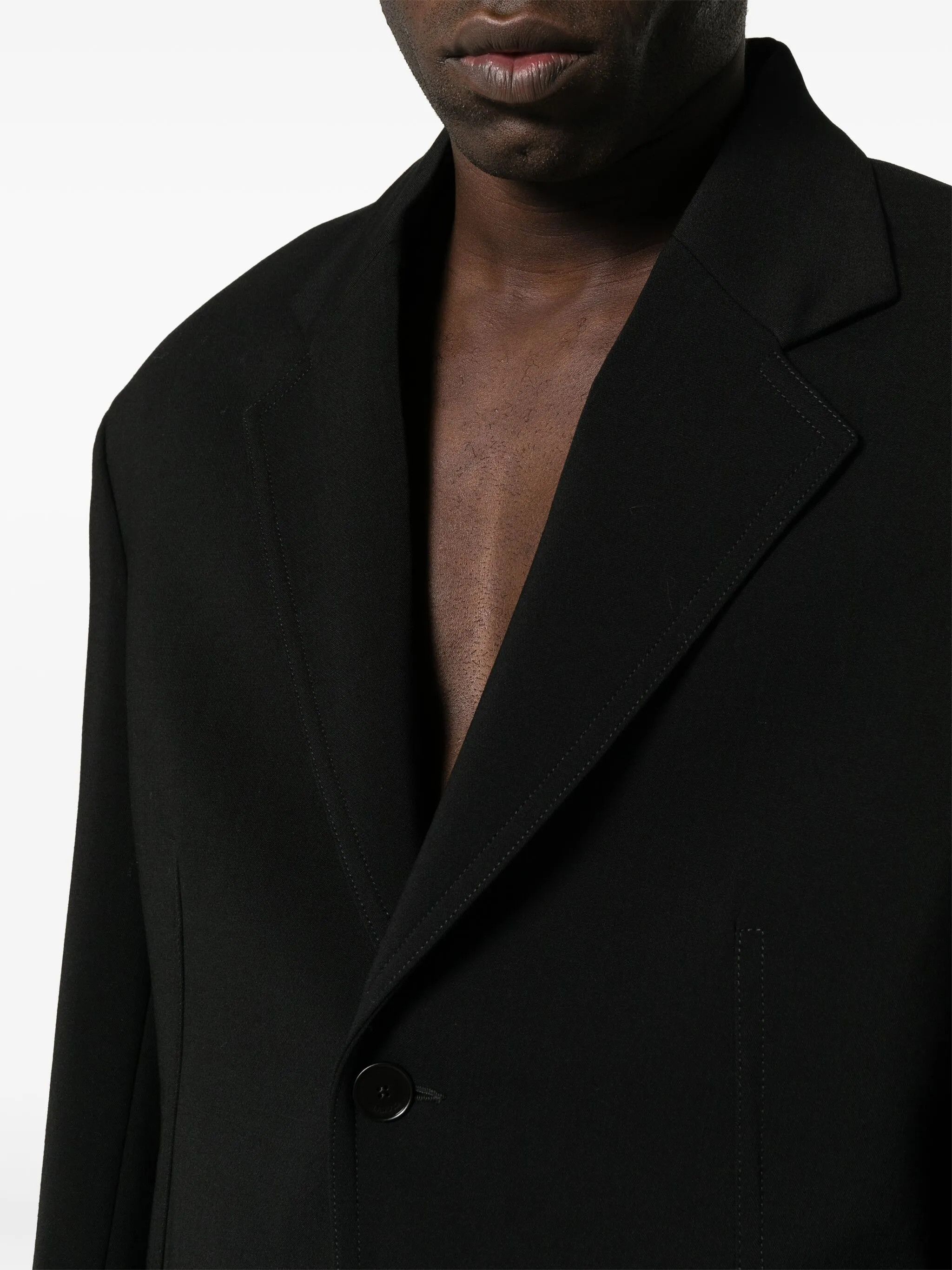 Lanvin o1y0125 Blazer in Black Size US M / EU 48-50 / 2 - 4 Thumbnail