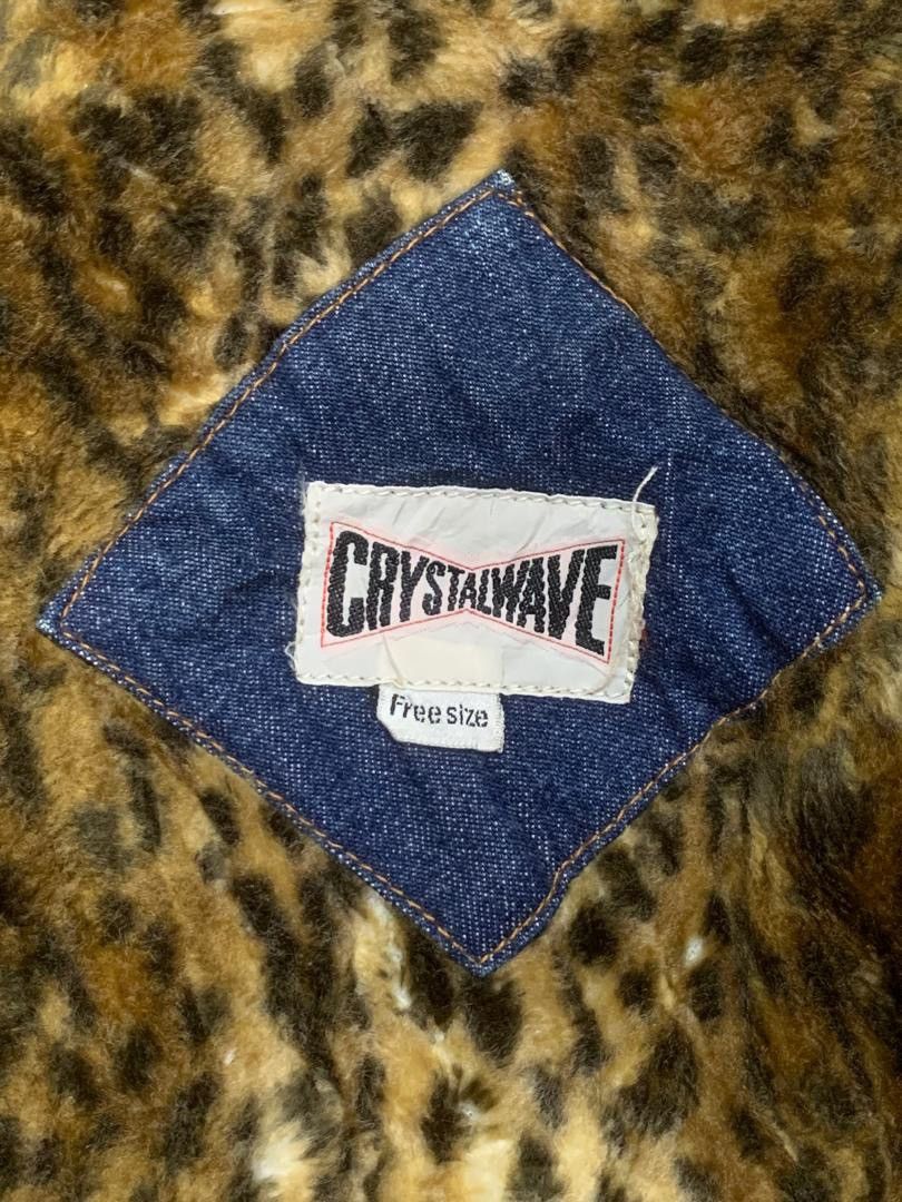 Japanese Brand Vintage Crystalwave Denim Jackets Size XL / US 12-14 / IT 48-50 - 5 Thumbnail