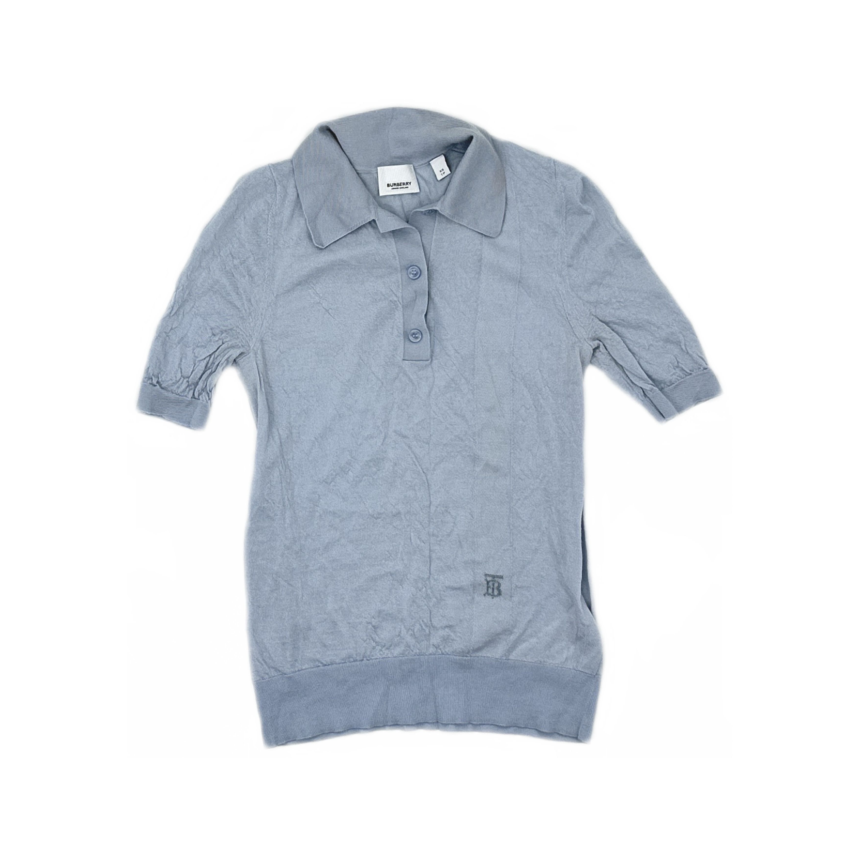 Burberry Burberry Cashmere Blend Polo Shirt Size XS Size XS / US 0-2 / IT 36-38 - 1 Thumbnail