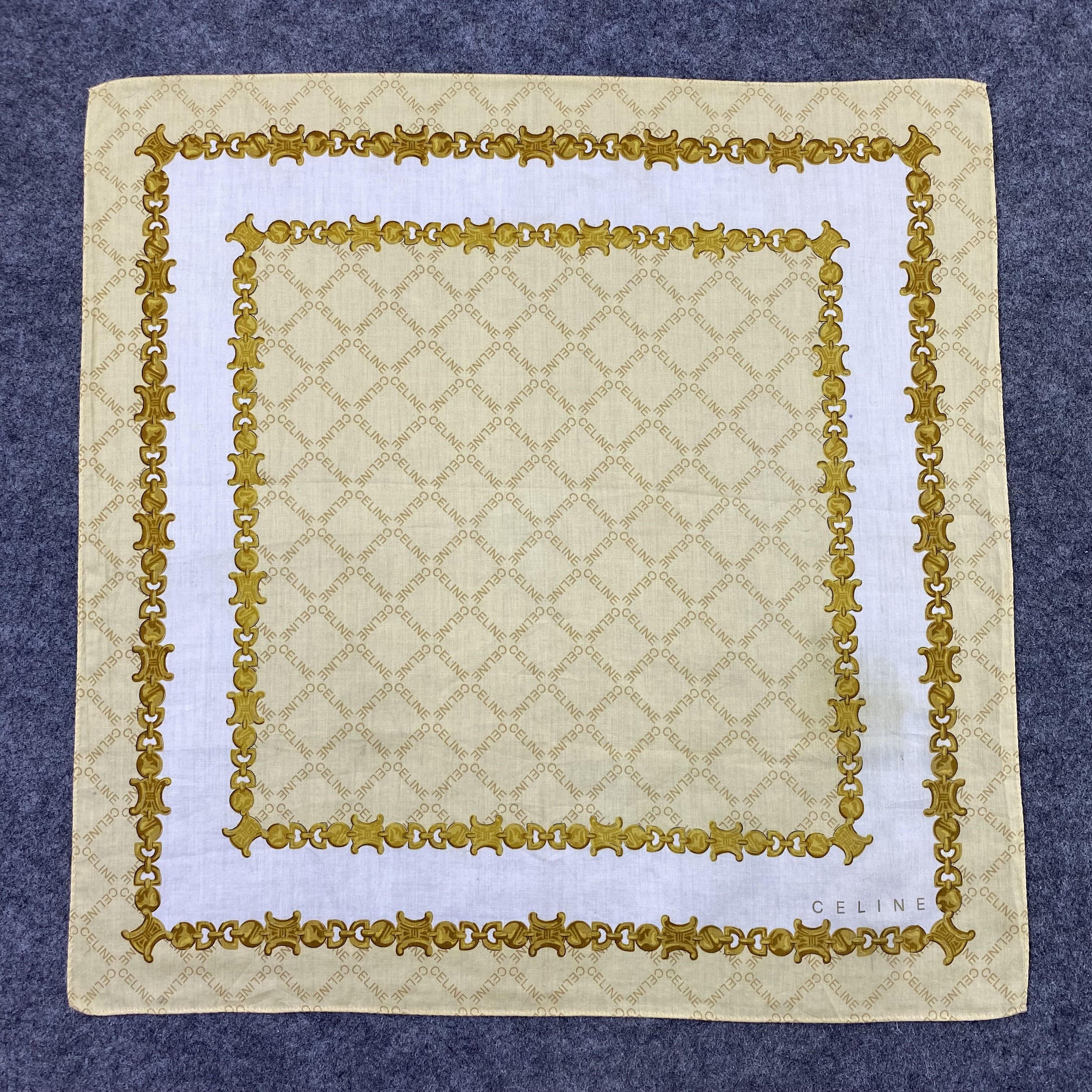 Celine Celine Handkerchief Neckerchief Bandana-B1672 Size ONE SIZE - 3 Thumbnail