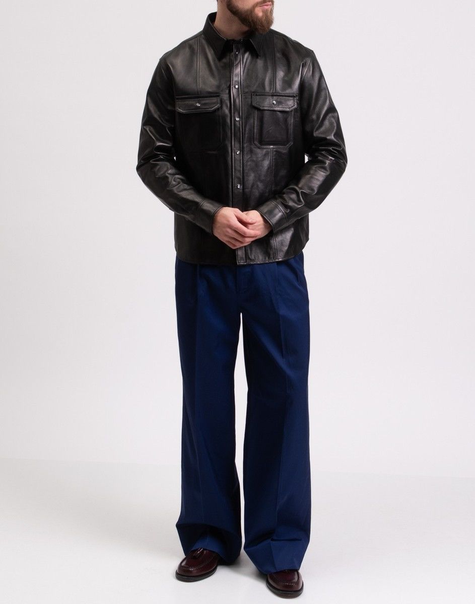 Tom Ford 🪭$7K VALUE🪭Leather Over shirt Jacket Size US L / EU 52-54 / 3 - 4 Thumbnail