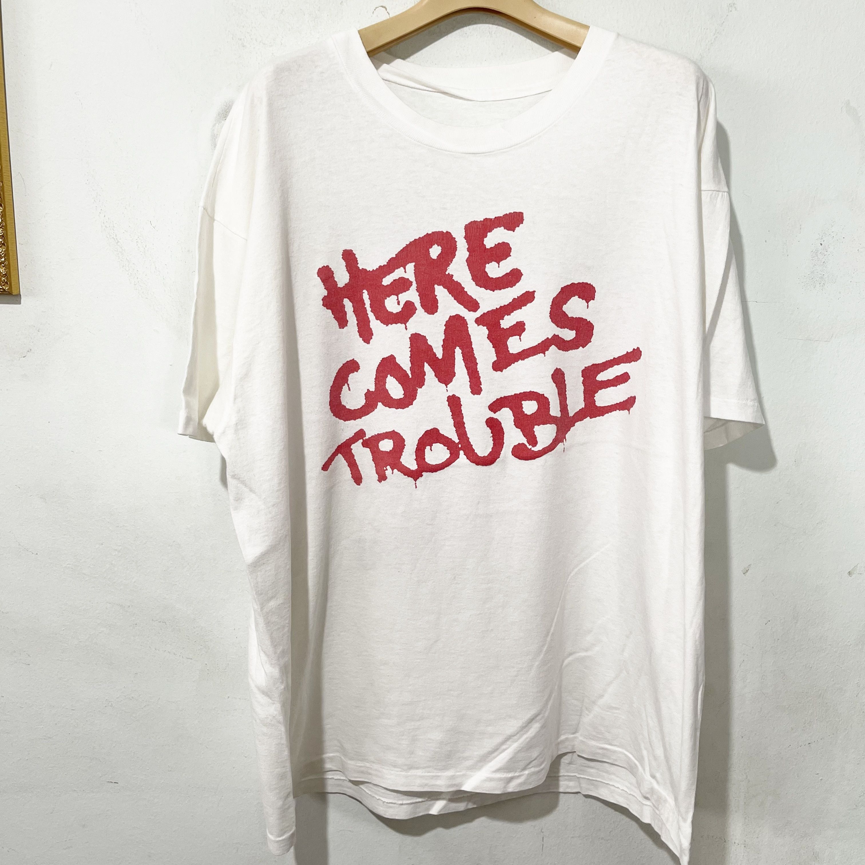 Vintage Vintage 1992 Bad Company “Here Comes Trouble” T-Shirt Size US XL / EU 56 / 4 - 1 Thumbnail
