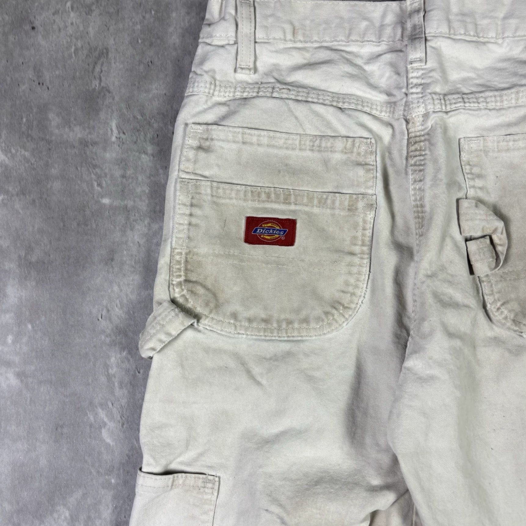 Dickies VINTAGE Dickies White Carpenter Pants Painter Capris 28 Workwear Mens Size US 28 / EU 44 - 7 Thumbnail