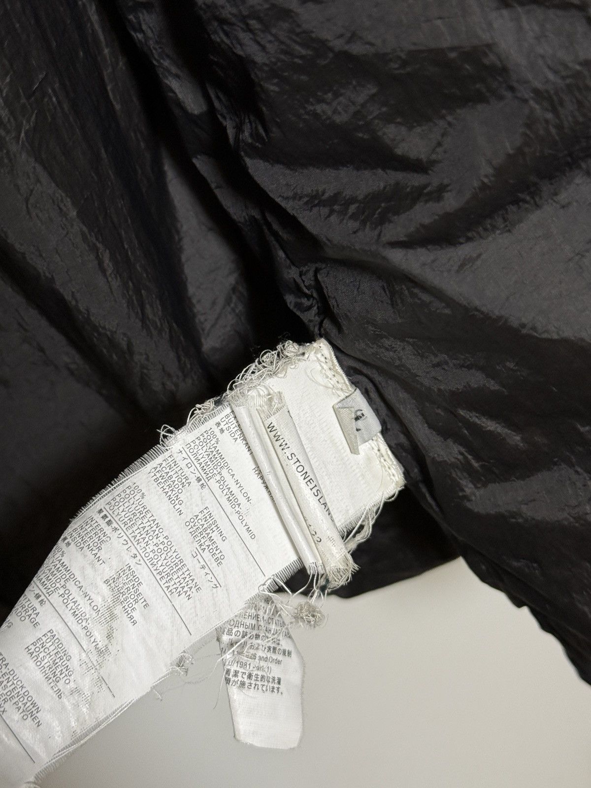 Stone Island Stone Island Crinkle Reps NY down jacket in matte black Size US L / EU 52-54 / 3 - 12 Thumbnail