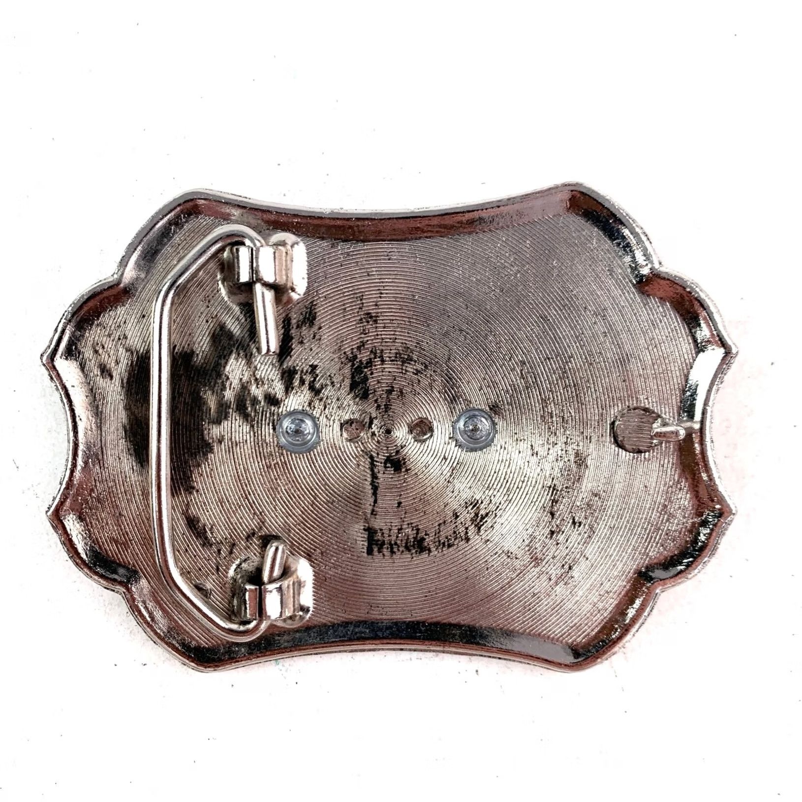 Vintage VINTAGE Western Belt Buckle 3D Silver Gold Tone Bucking Bronco Engraved Mens Size ONE SIZE - 3 Thumbnail