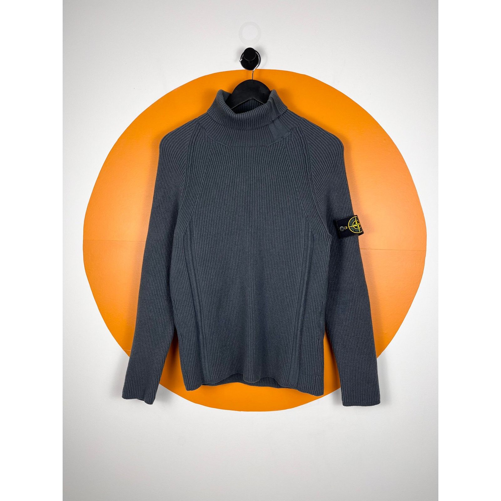 Stone Island sweater wool Italy designer rare badge logo