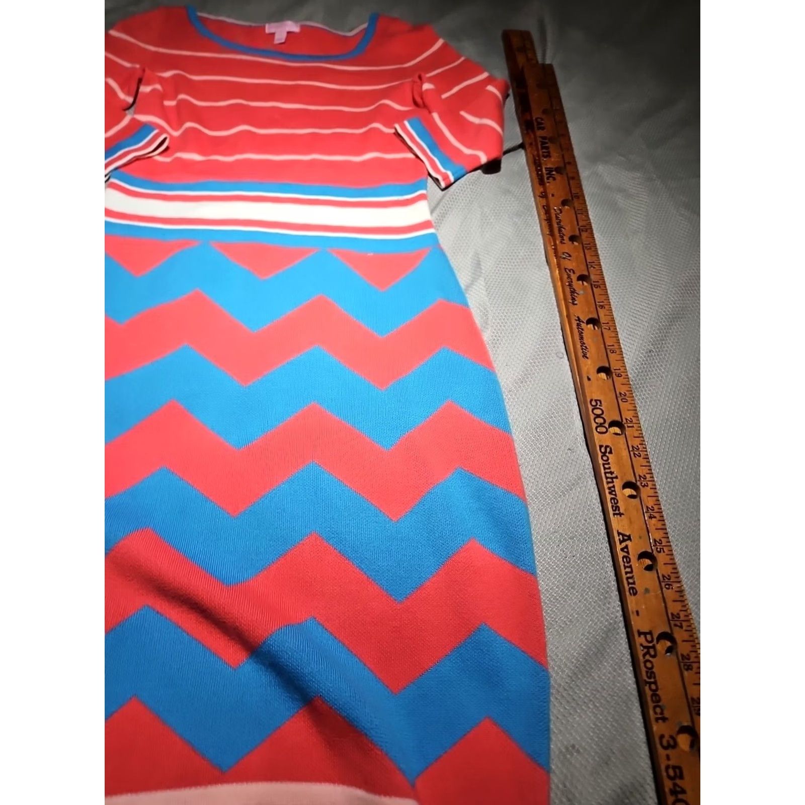 Lilly Pulitzer VINTAGE Lilly Pulitzer Dress Womens Size Small Lindsey Pink Blue Bodycon Stripe Sweater Size S / US 4 / IT 40 - 5 Thumbnail