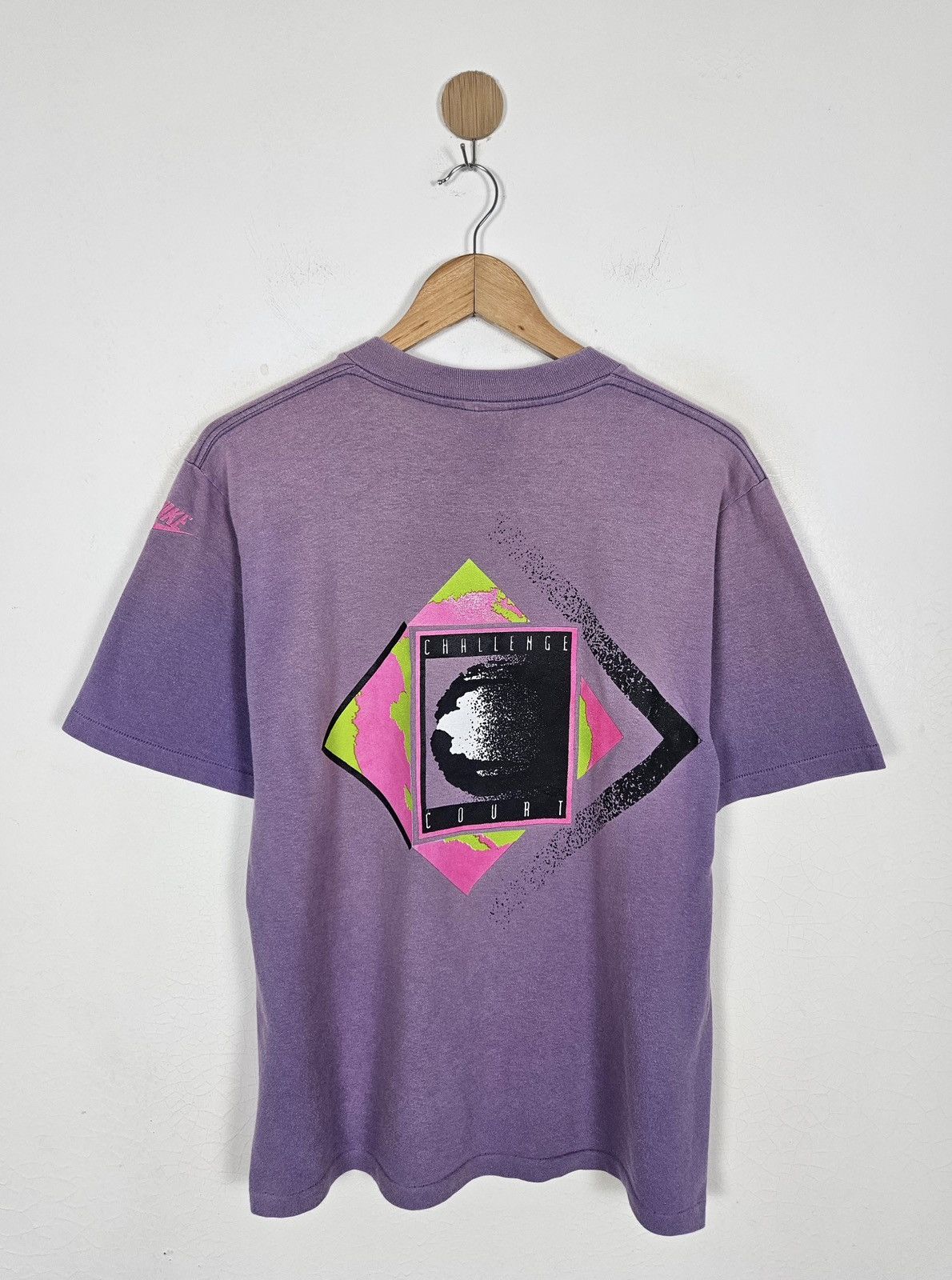 Nike Vintage Nike Court challenge 90s tennis tee shirt Size US S / EU 44-46 / 1 - 1 Thumbnail