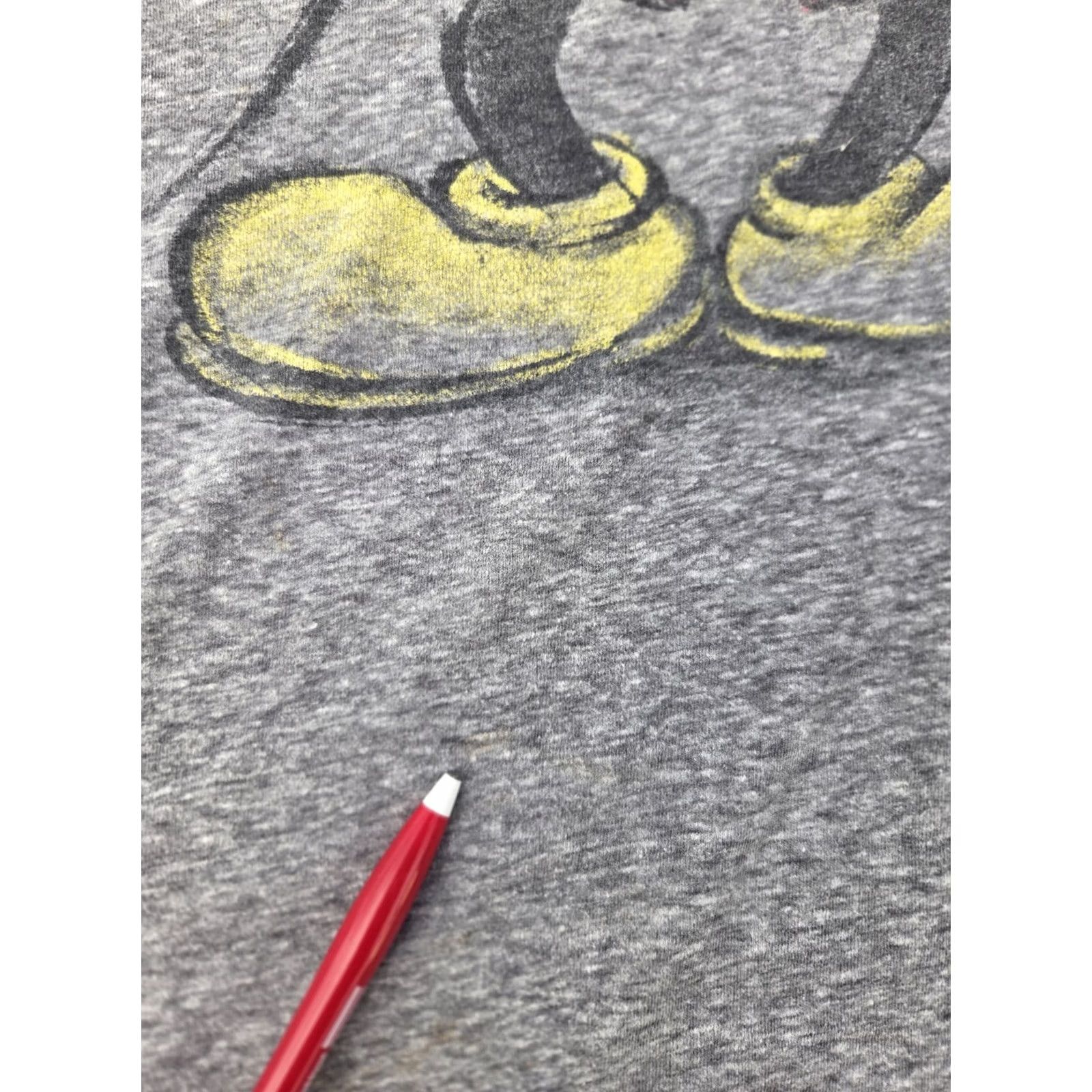 Disney VINTAGE Disney Mickey Mouse T Shirt Mens 2XL Short Sleeve Distressed Gray READ Size US XXL / EU 58 / 5 - 5 Thumbnail