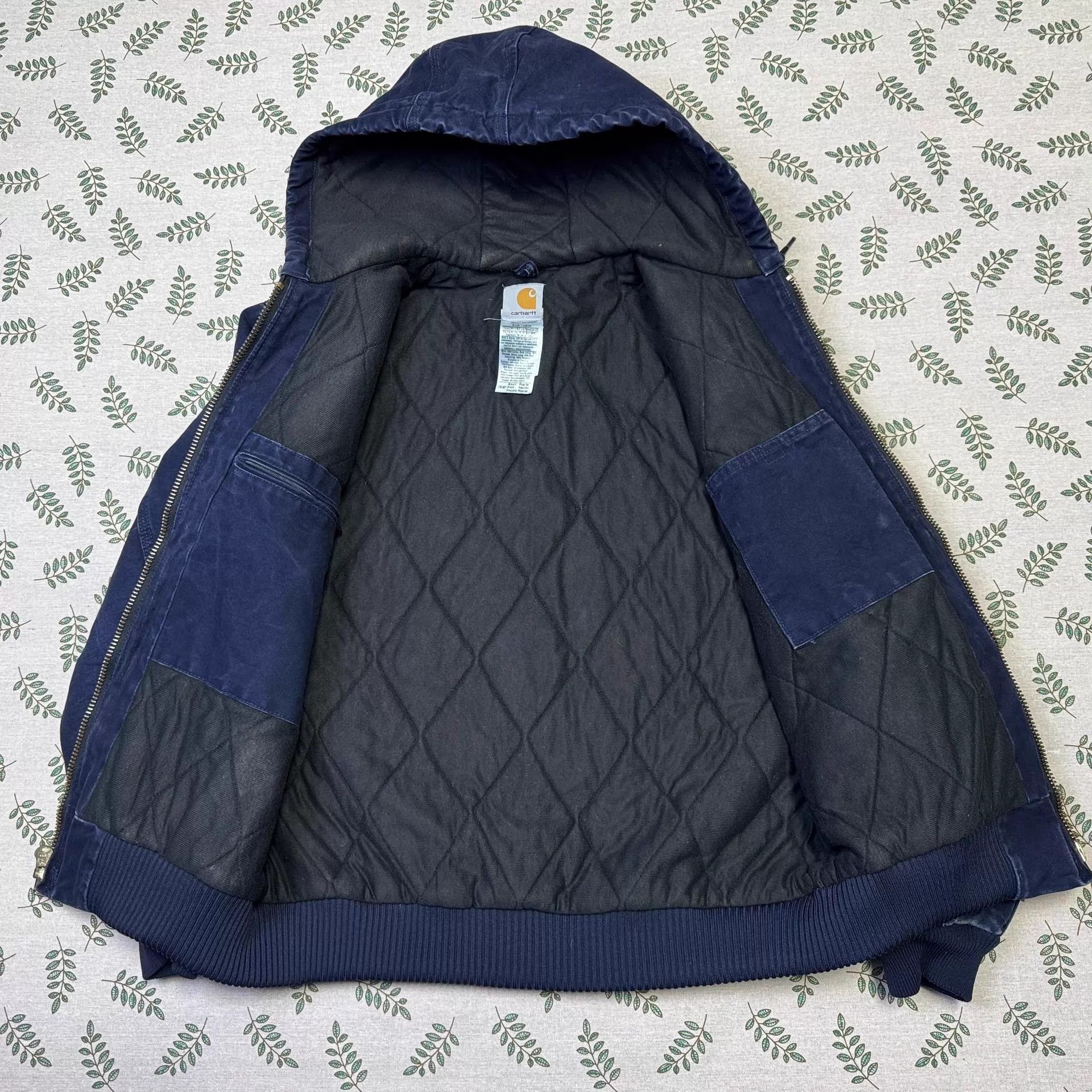 Carhartt Carhartt Mainline J130 Hooded Work Jacket Midnight Blue S Size US S / EU 44-46 / 1 - 4 Thumbnail